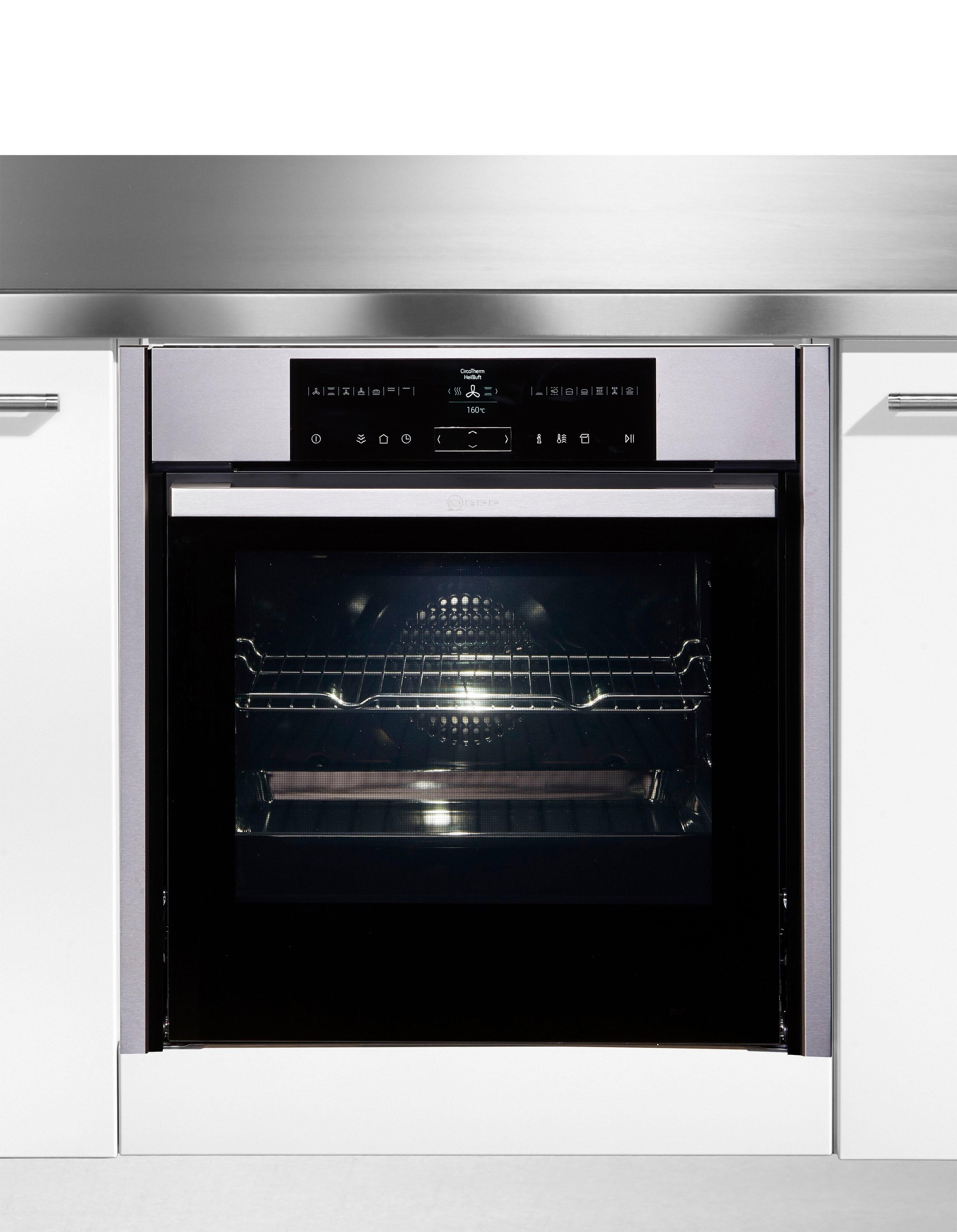 2. Bild von NEFF Dampfbackofen »B55VR22N0«, N 70, B55VR22N0, mit Teleskopauszug nachrüstbar, Pyrolyse-Selbstreinigung, mit Slide&Hide®