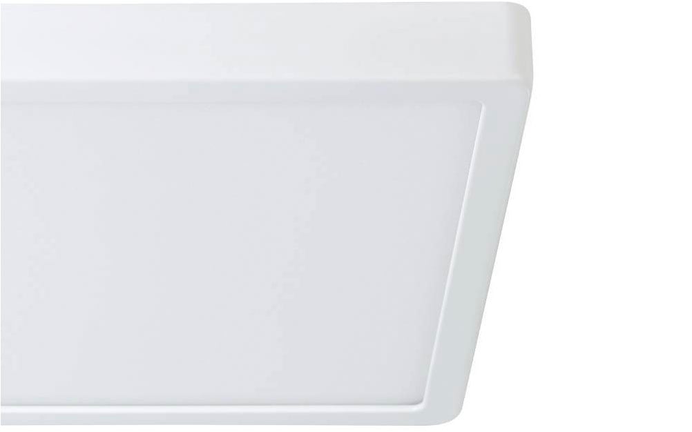 EGLO Deckenleuchte »FUEVA 5 Deckenlampe, weiß, IP44, geringe Aufbauhöhe, 20 Watt, Quadrat«, Leuchtmittel LED-Modul | LED fest integriert, Aufbauleuchte, Badezimmer, Bad-Deckenlampe, modern, 28,5x28,5x2,8cm
