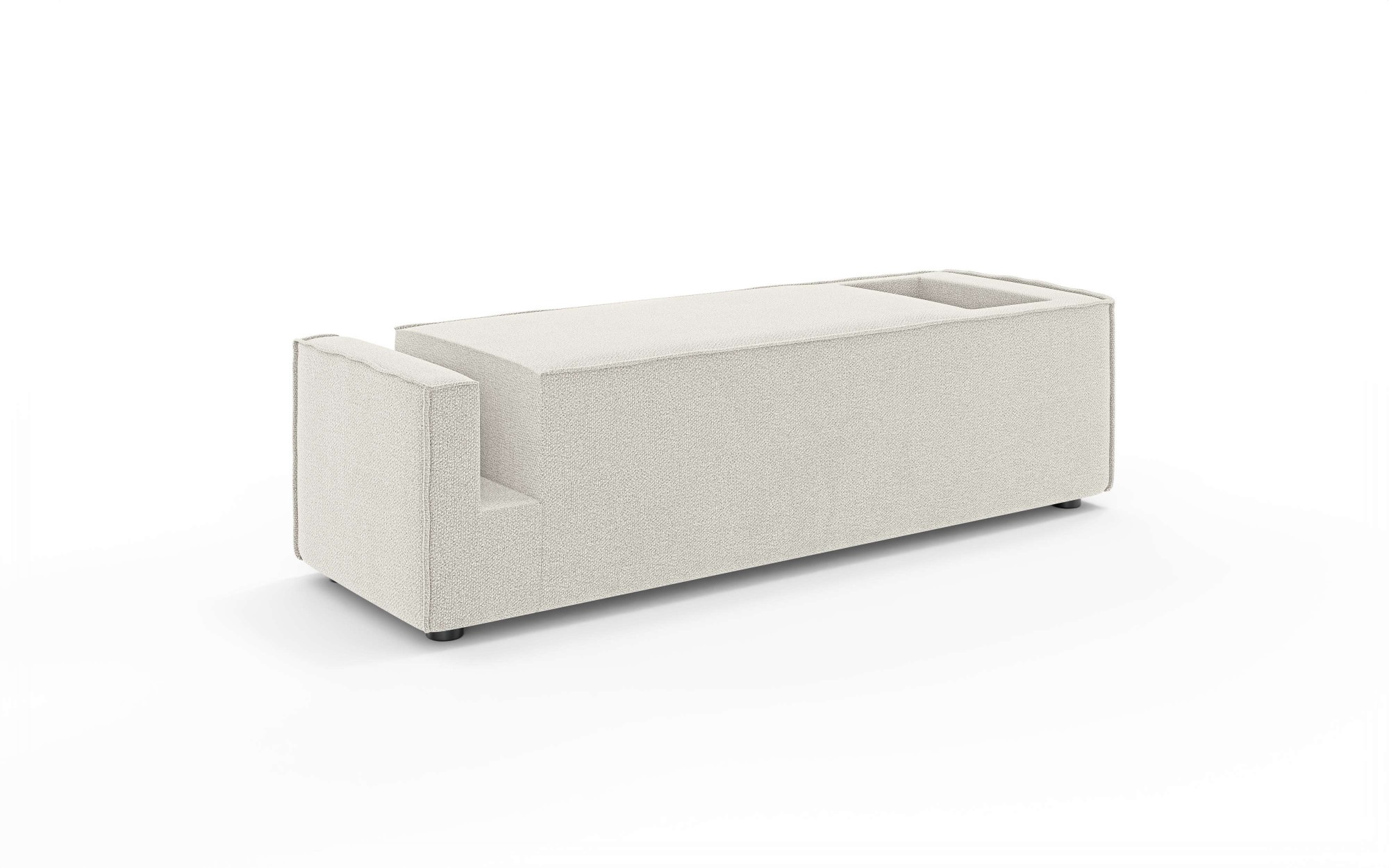 INOSIGN Sofaelement »HAILY Tisch XL für das Modulsofa, extra tief, Maße B/T/H: 45/130/37 cm«, als Modul oder separat verwendbar, mit Steckfach und Ablagefläche