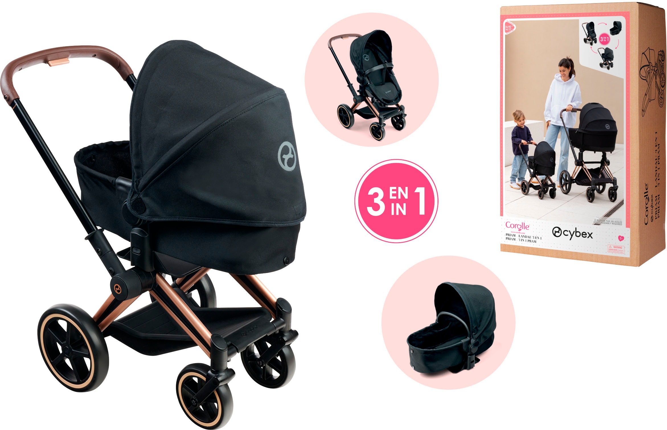 Corolle® Puppen Trage »Mon Premier Poupon, 36-42cm Cybex Trageschale«