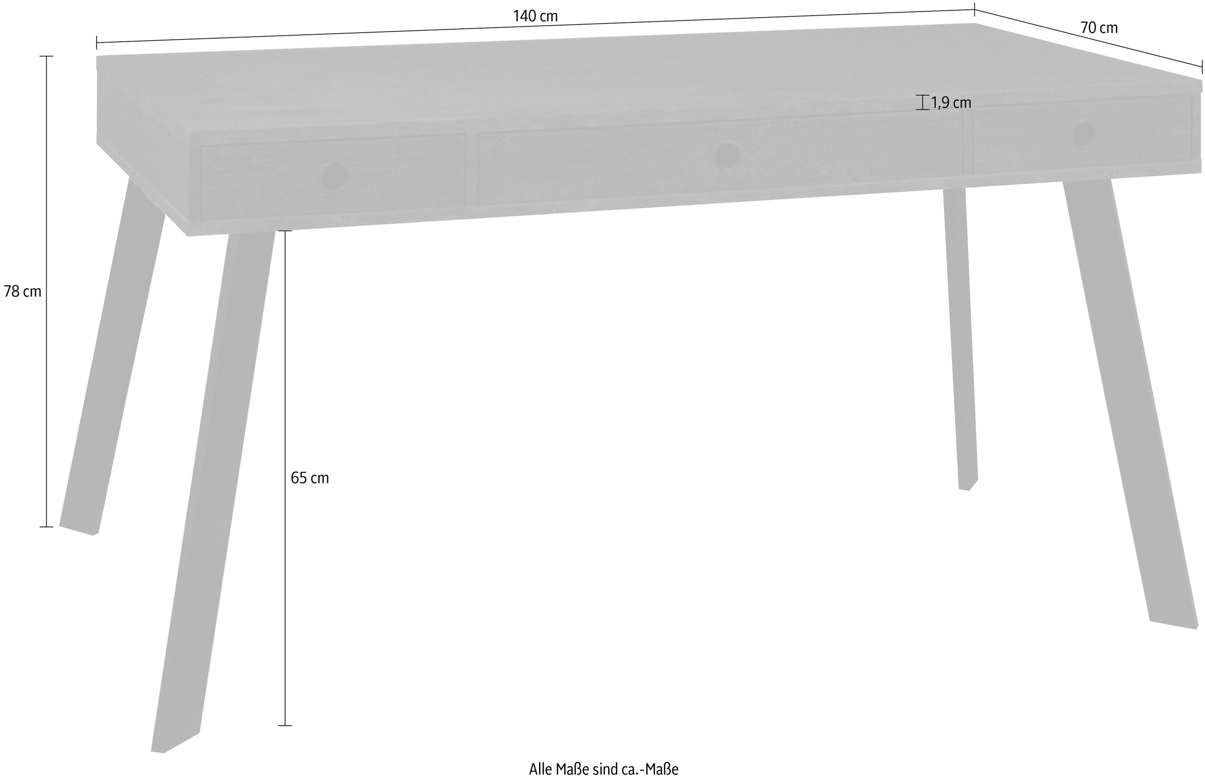 Mäusbacher Schreibtisch »Big System Office«, Breite 140 cm günstig online kaufen