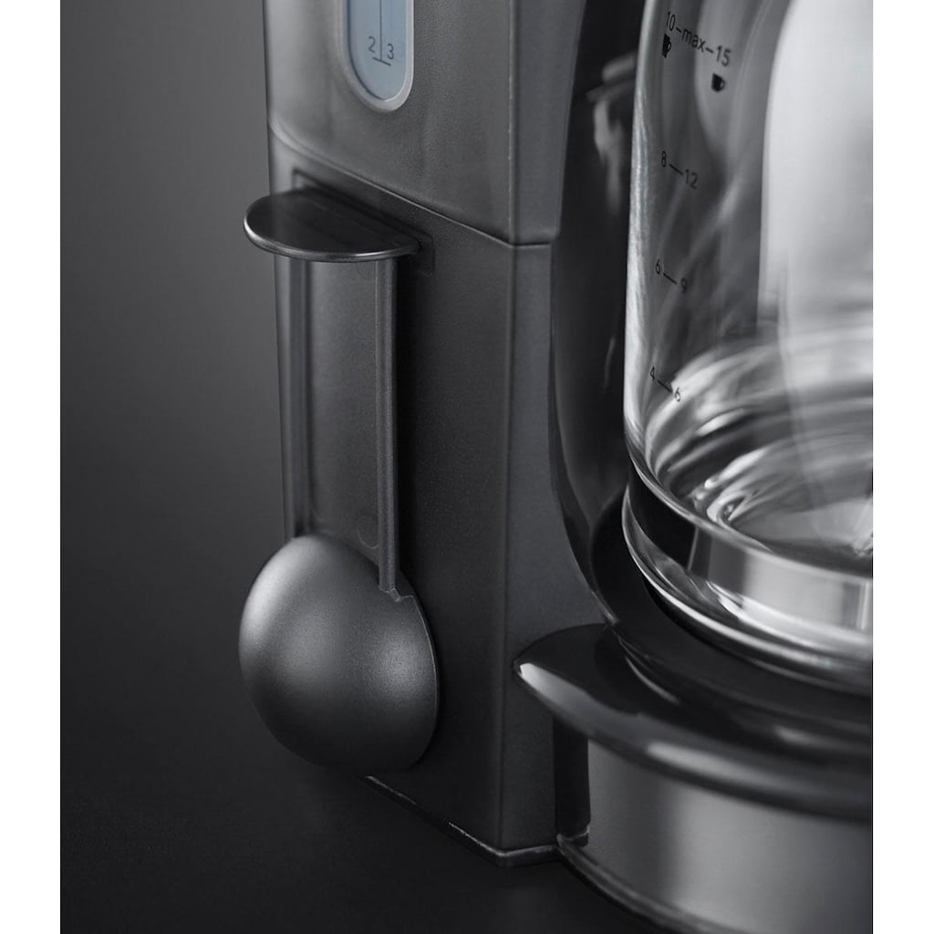 RUSSELL HOBBS Filterkaffeemaschine »Retro 21701-56 Classic Noir«, 1,25 l Kaffeekanne, Papierfilter, 1x4