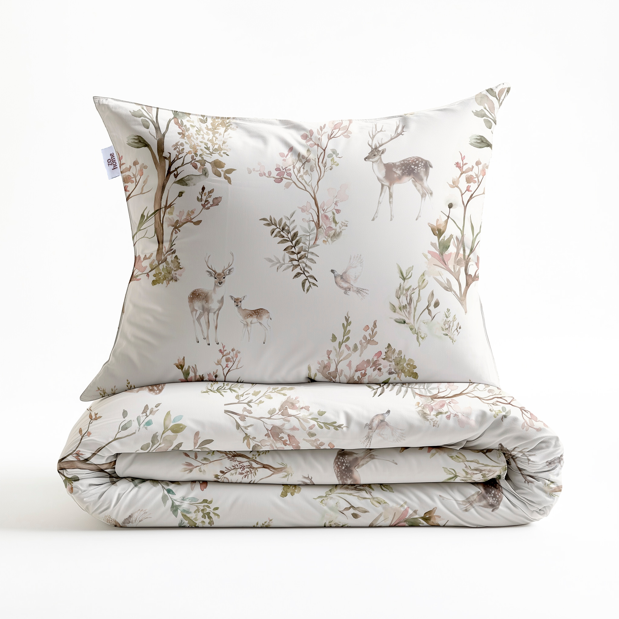 ZO HOME Bettwäsche »Zohome Bettwäsche Baumwolle-Flanell Hazel« 2 Bettwäsche aus 100% Baumwolle, hochwertige Flanell, ab 135x200 cm.