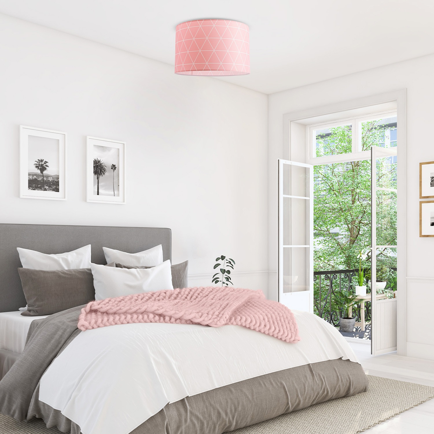 Paco Home Deckenleuchte »Stella 401«, 1 flammig, Leuchtmittel E27   ohne Le günstig online kaufen