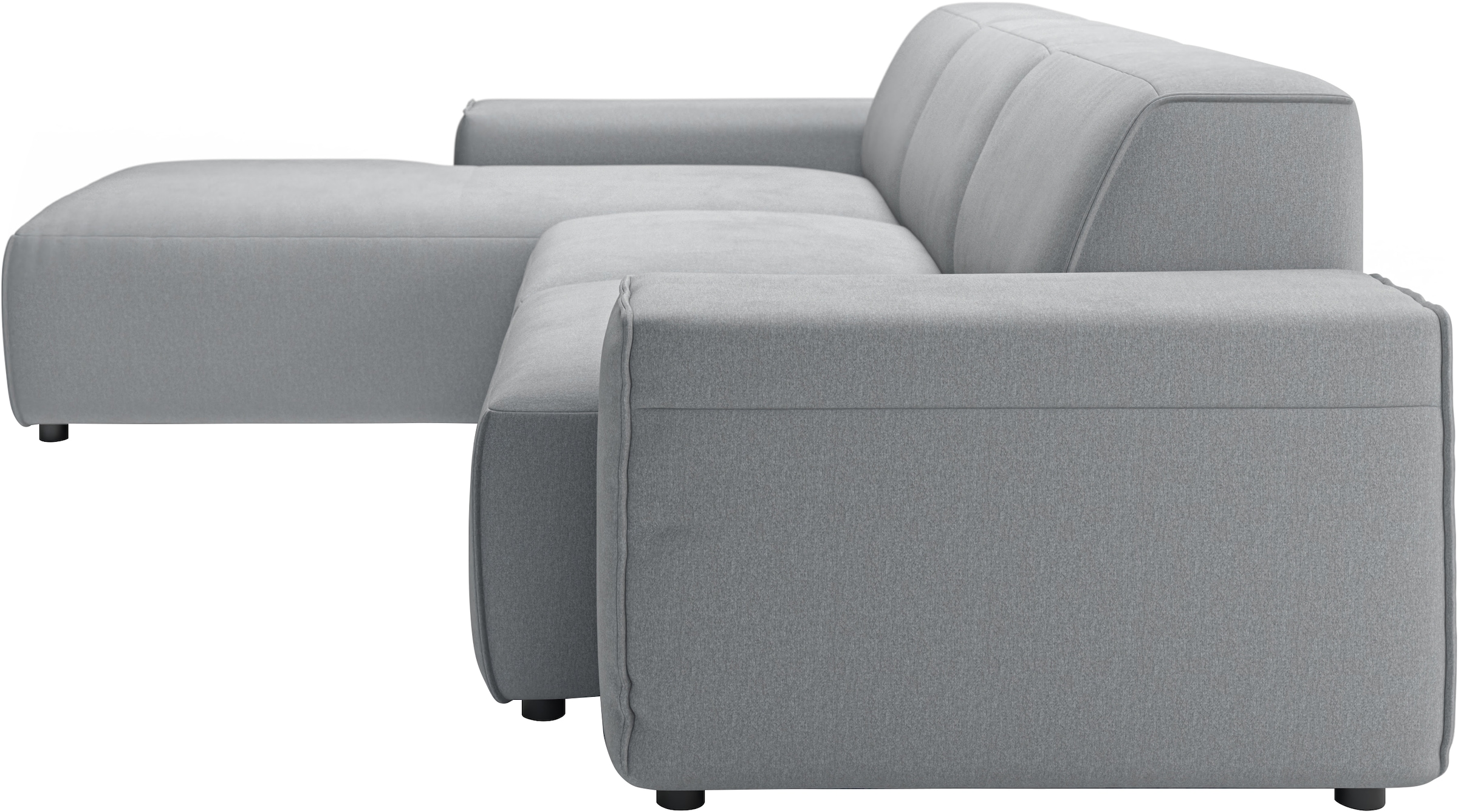 andas Ecksofa »Glimminge L-Form auch in Breitcord, Feincord + Easy care-Bezug,«, Breite 264, Zierkissen