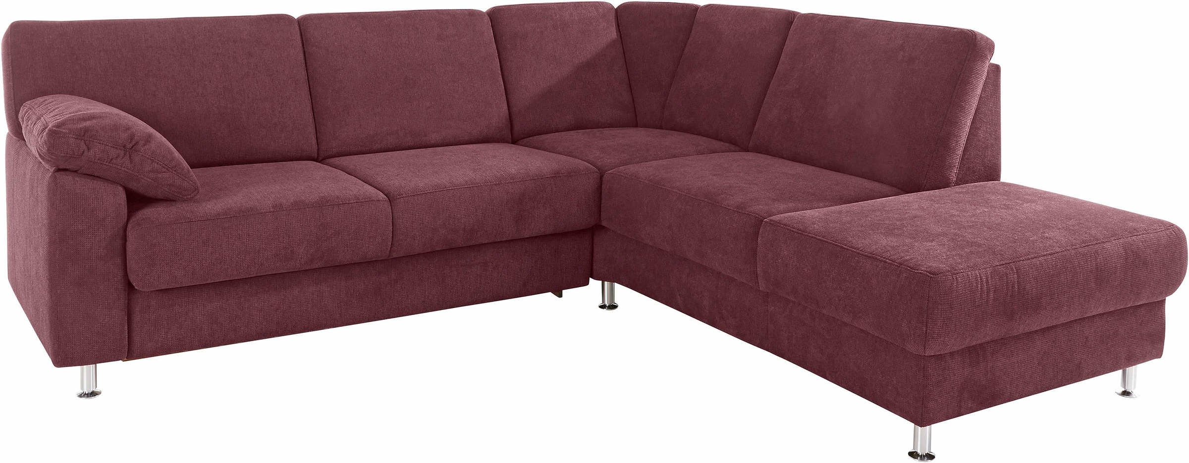 sit&more Ecksofa »Belfort L-Form«, wahlweise mit Vorziehsitz und Bettkasten