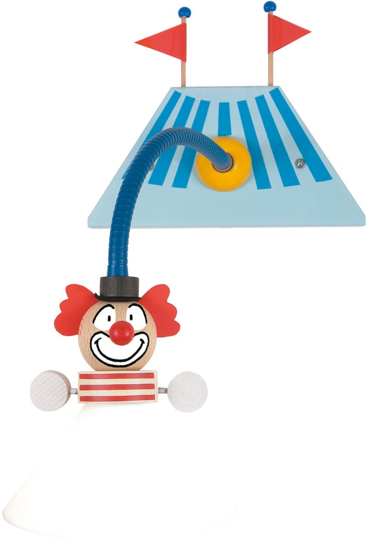 niermann Wandleuchte »Clown«, 1 flammig, Leuchtmittel E14   ohne Leuchtmitt günstig online kaufen