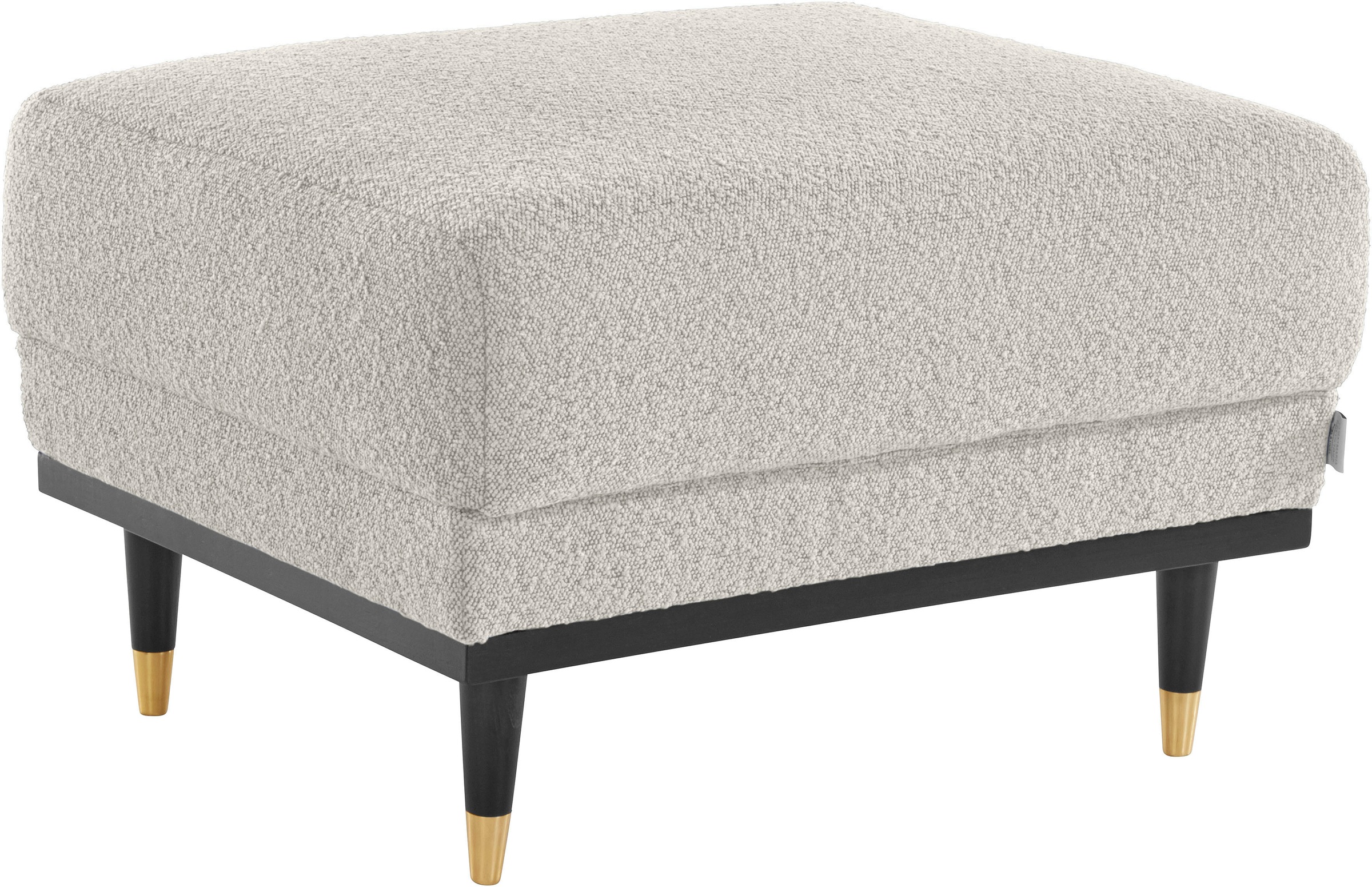 Home affaire Polsterhocker "Chamby New", im Bouclé-Strukturbezug günstig online kaufen