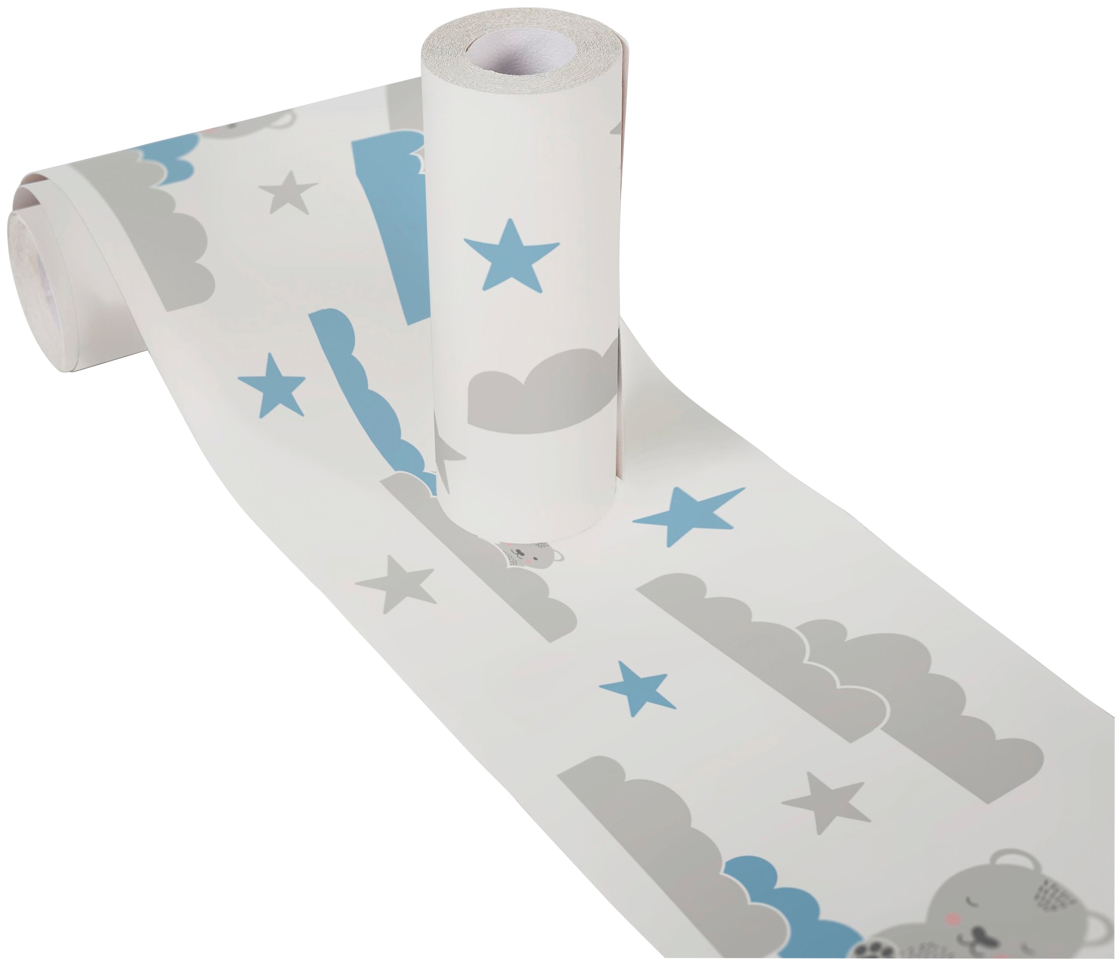A.S. Création Bordüre »Dreamy Bears«, Motiv-abstrakt-naturalistisch, Kindertapete Tapete für Baby- und Kinder Borte Flur Design Wandtapete