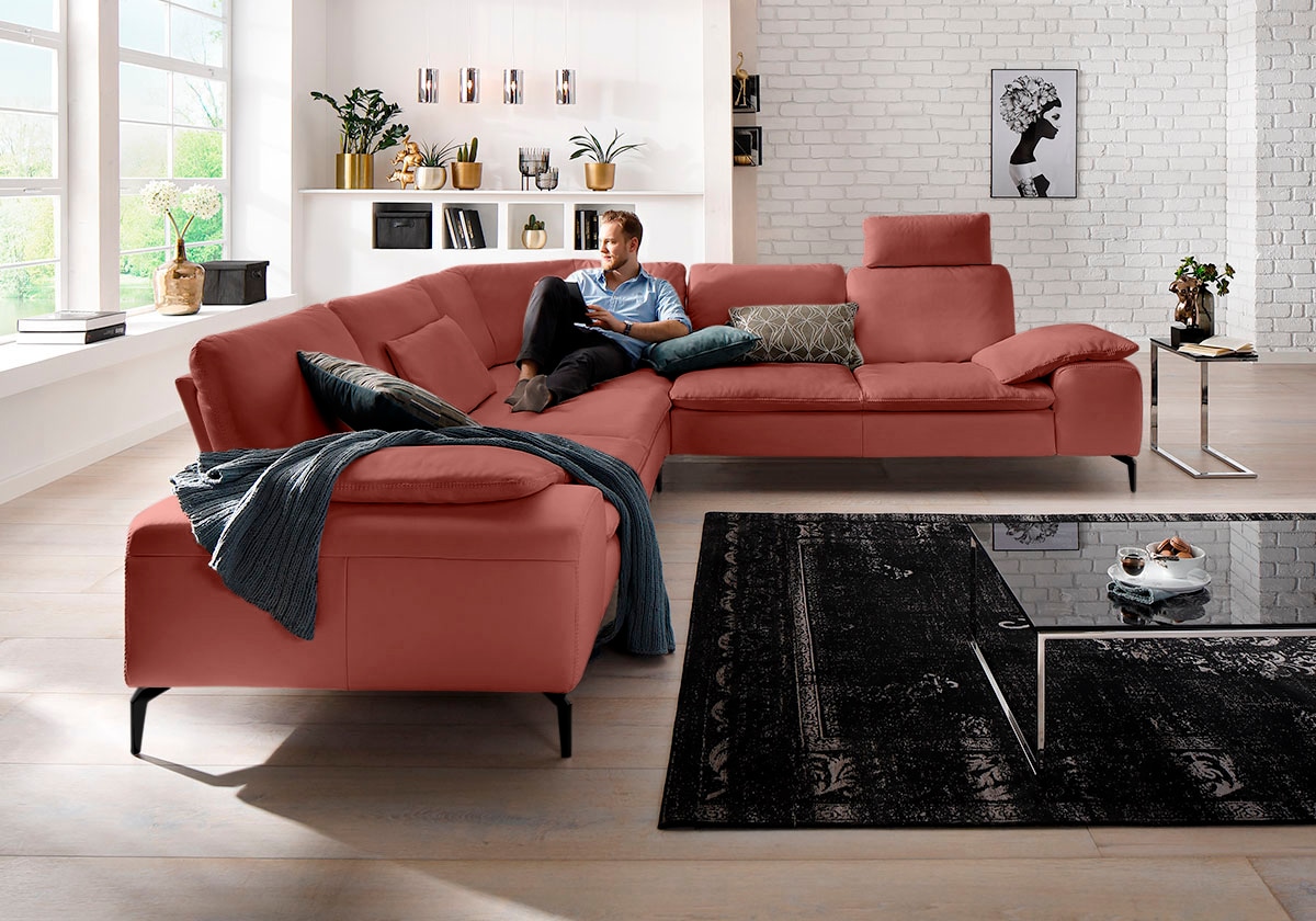W.SCHILLIG Ecksofa »valentinoo, Designsofa, elegant und bequem, L-Form« mit günstig online kaufen