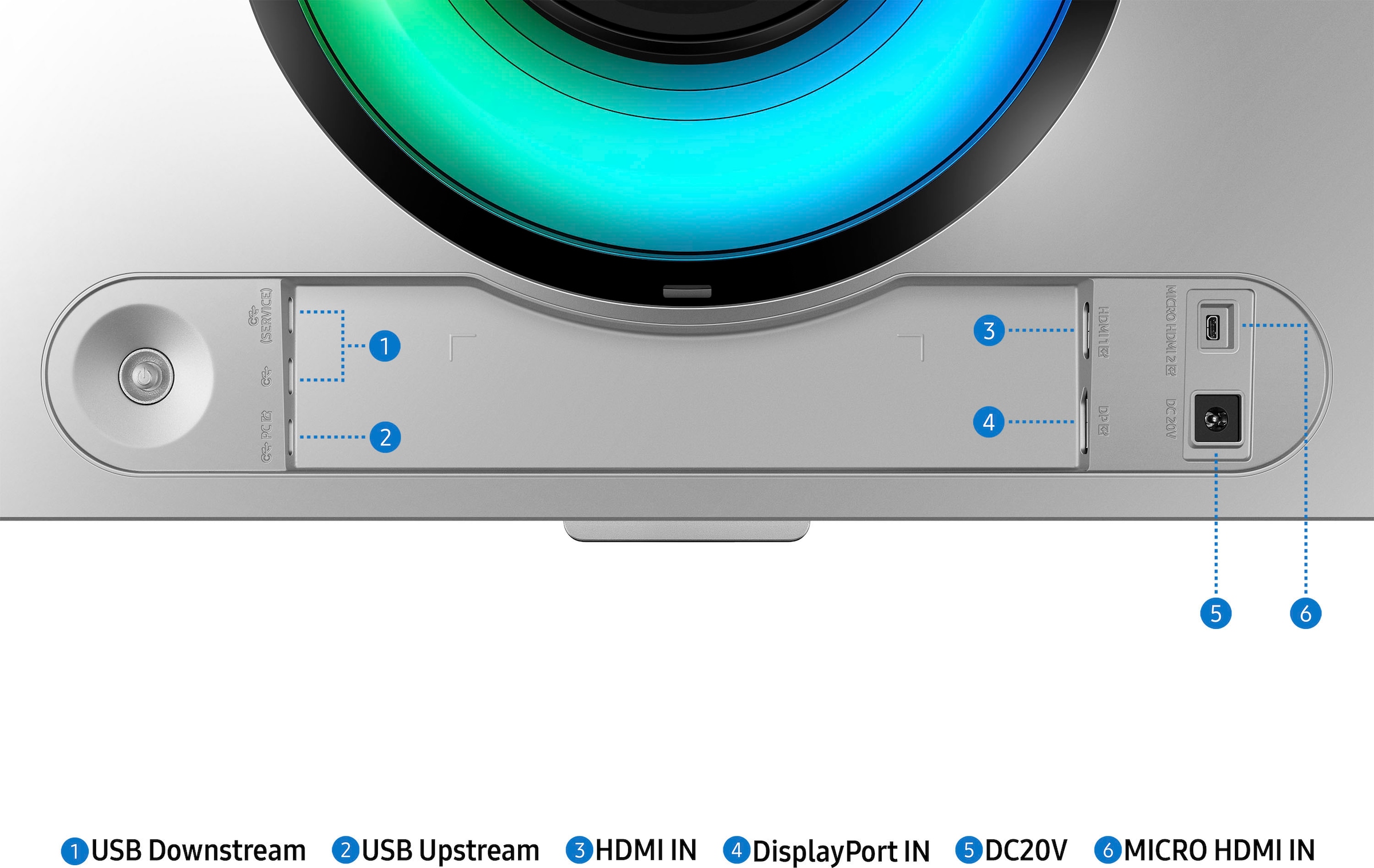 Samsung Curved-Gaming-OLED-Monitor »Odyssey OLED G9 S49CG934SU«, 124 cm/49 Zoll, 5120 x 1440 px, Quad HD, 0,03 ms Reaktionszeit, 240 Hz, 0.03ms (G/G)