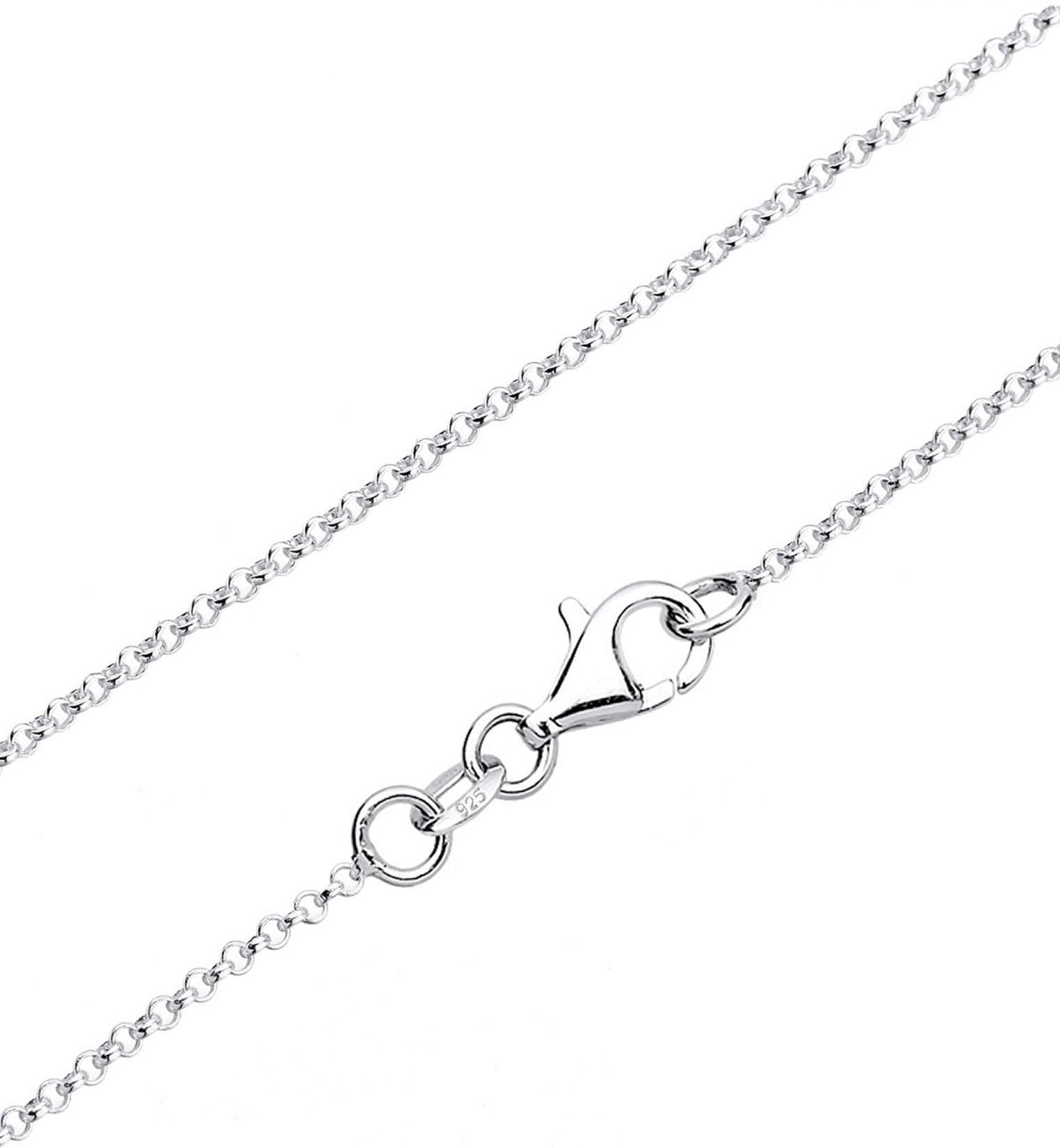 Elli Kette mit Anhänger »Schmuck Geschenk Silber 925 Hamsa Hand« mit Glasstein