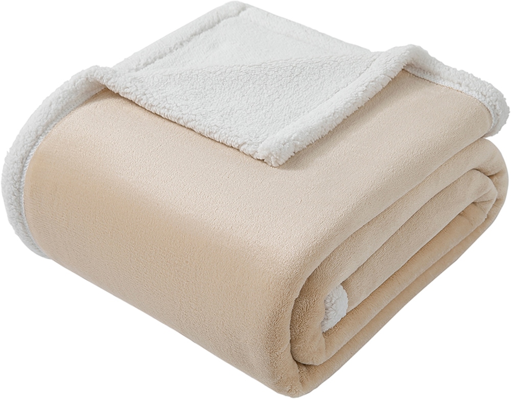 OTTO home Wohndecke »Sennu« 420g/m², flauschige, Wohndecke mit Teddyoptik, Tagesdecke