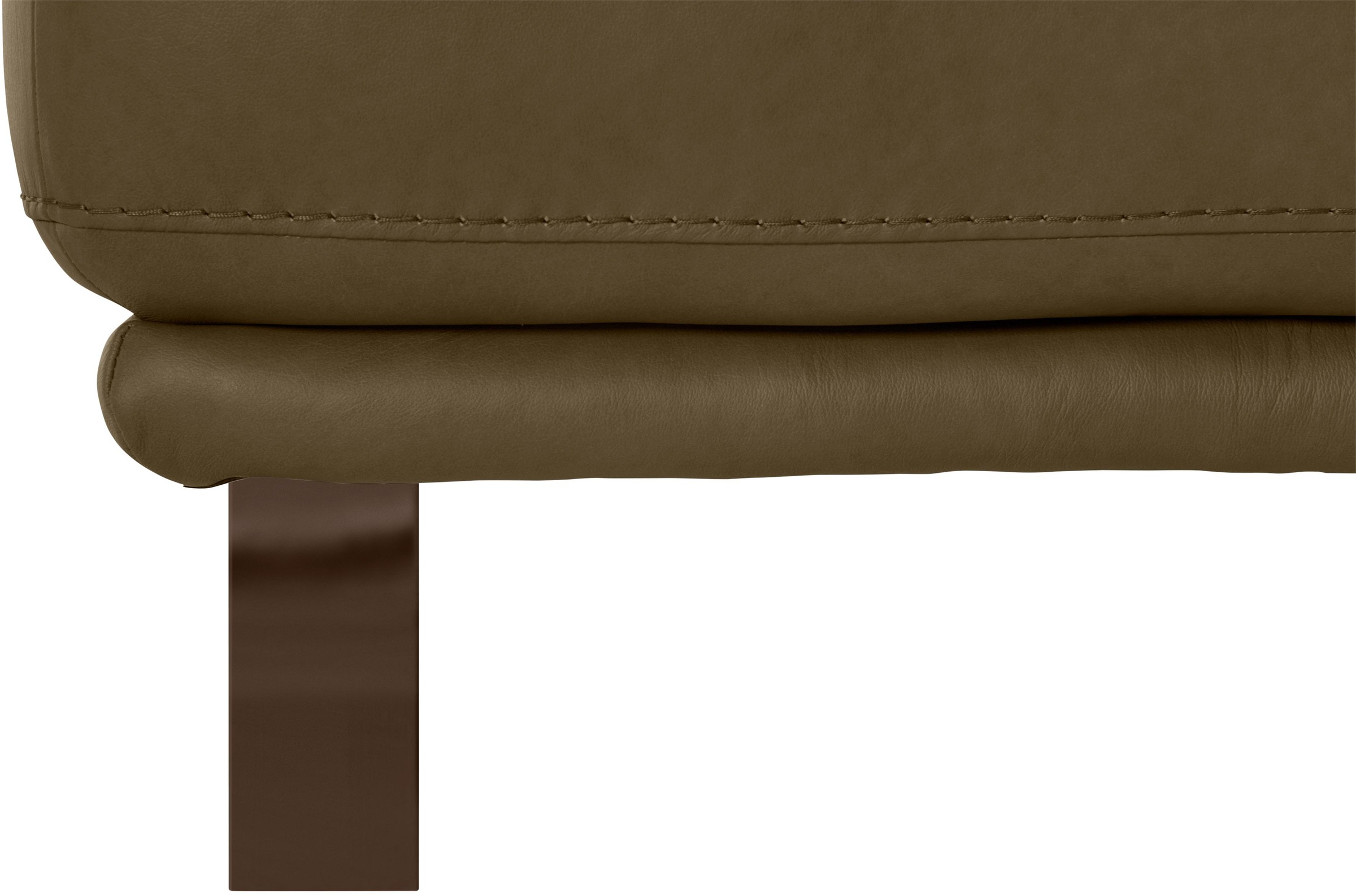 W.SCHILLIG Hocker »montanaa«, mit Metallkufen in Bronze pulverbeschichtet, Breite 71 cm