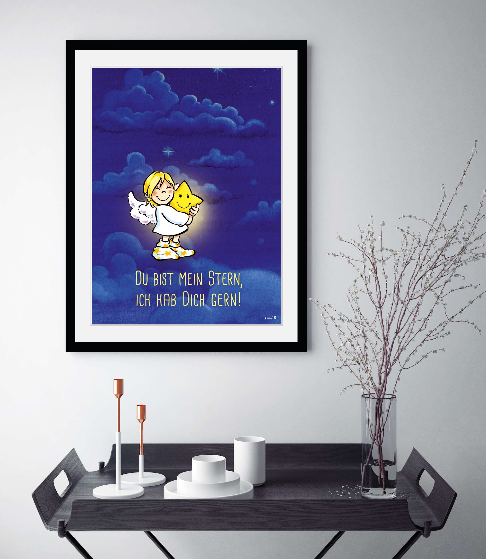 queence Bild »Laura's Stern«, Engel-Himmel-Stern-Sterne, (1 St.), HD Premiu günstig online kaufen