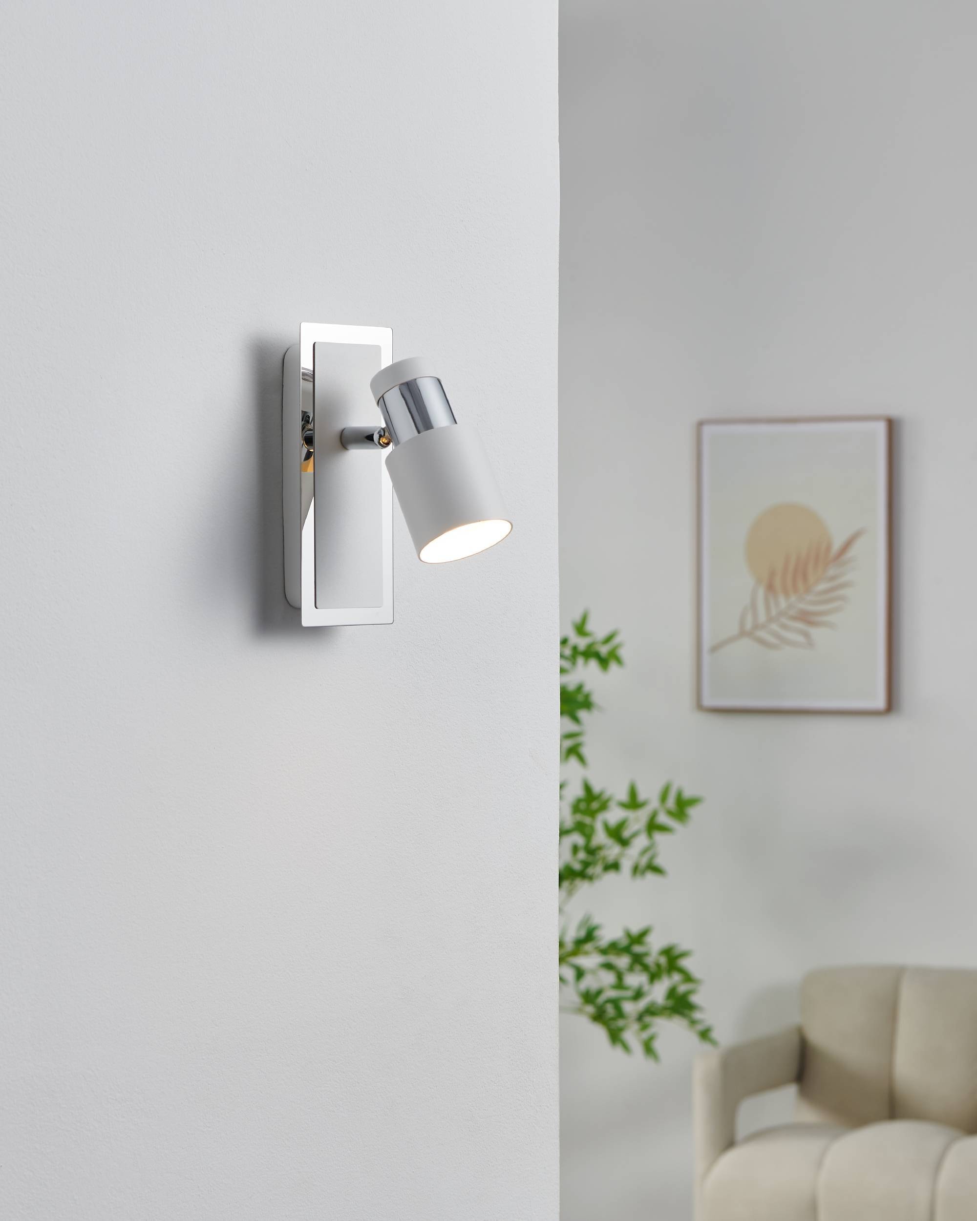 EGLO Deckenleuchte »Davida Deckenlampe, Deckenspot aus Metall, Wohnzimmerlampe, GU10« GU10 1 Stk.