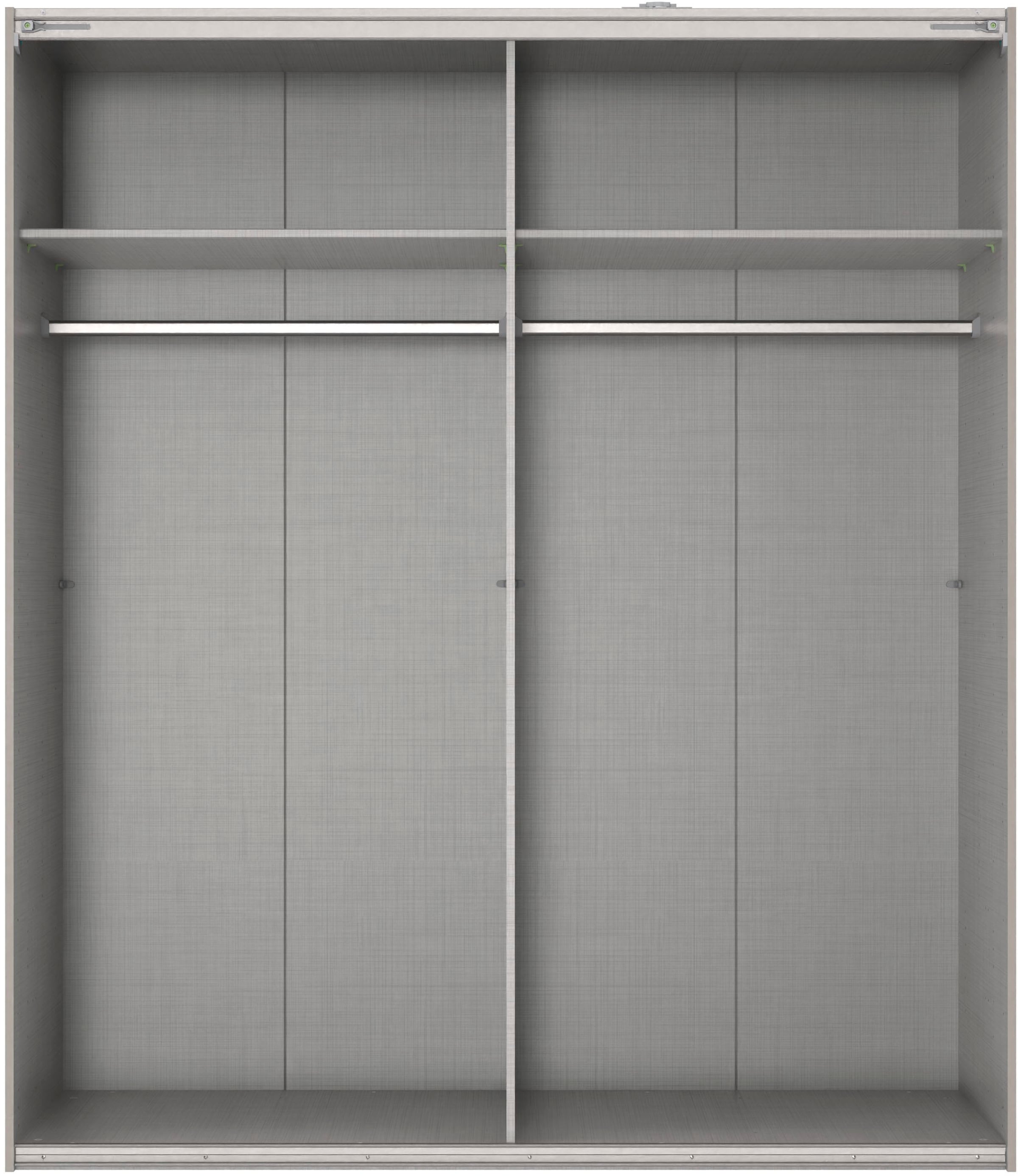 Wimex Kleiderschrank »Mugano, Made in Germany, Lieferung bis in Deine Etage und Stellort« wähle Deine Ausstattung: Basic oder Premium!,  3 Schwebetüren, große Größen, mit oder ohne Spiegel, Metallgriffe