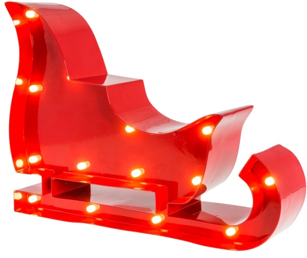 MARQUEE LIGHTS LED Dekolicht »Christmas Sled«, 14 flammig, Leuchtmittel LED günstig online kaufen