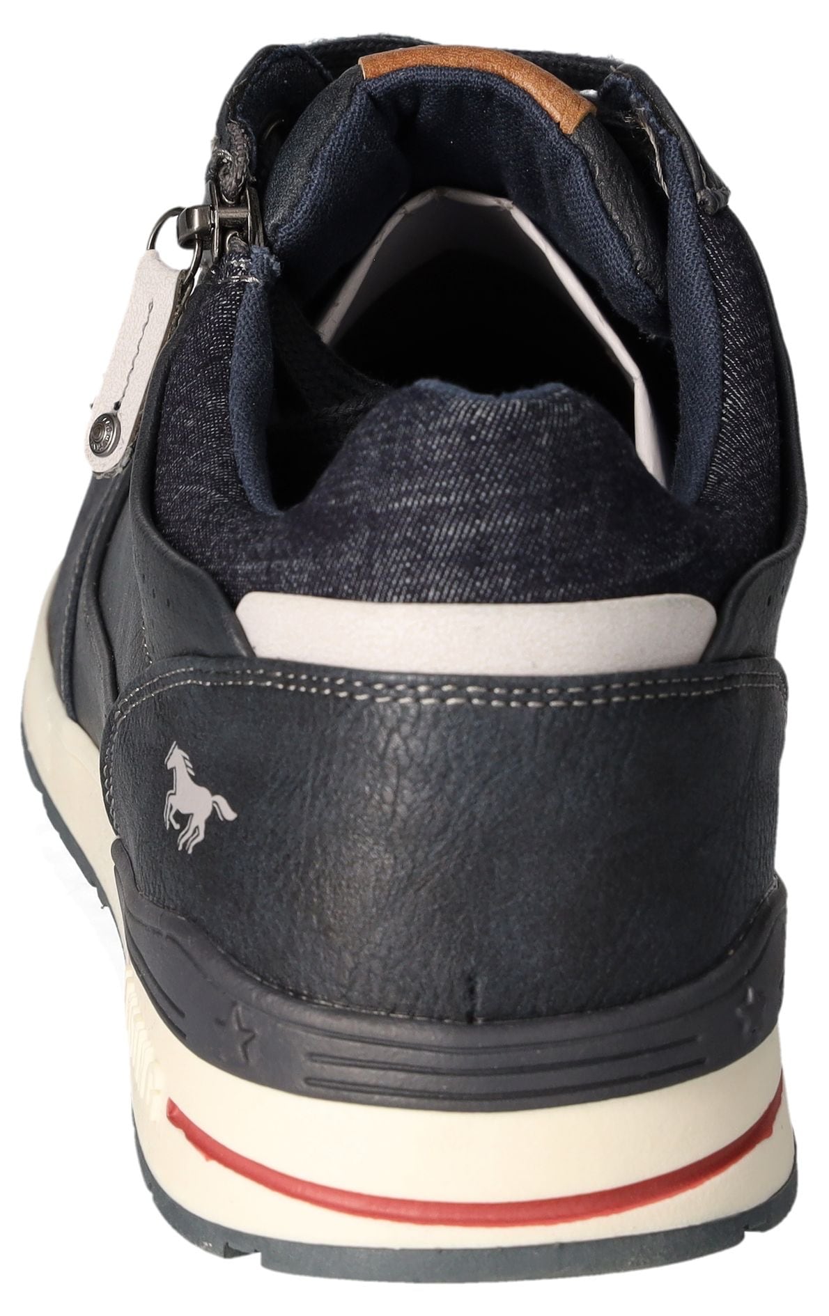 Mustang Shoes Sneaker, Freizeitschuh, Schnürschuh mit Außenreißverschluss