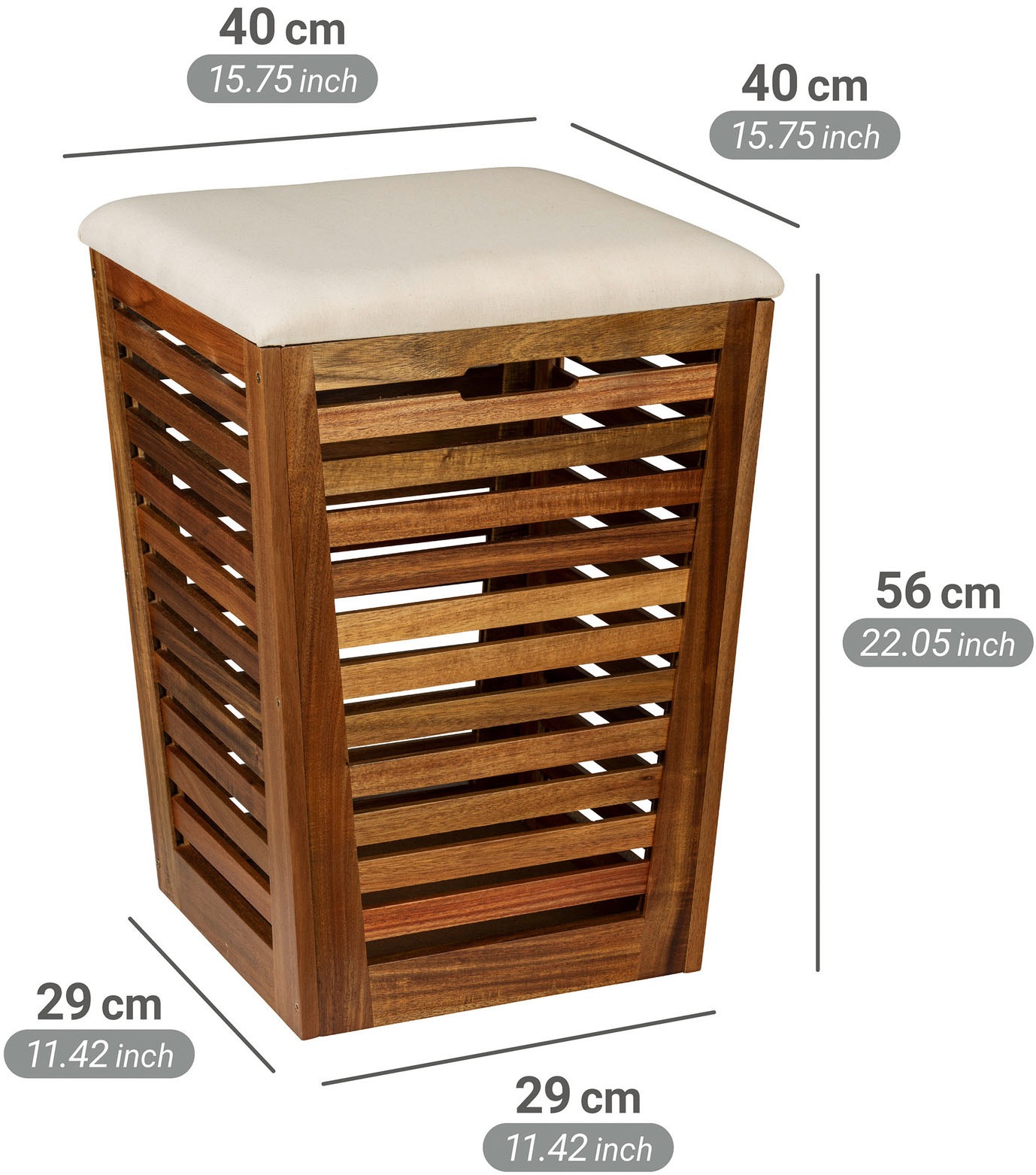 WENKO Wäschetruhe »Fondi«