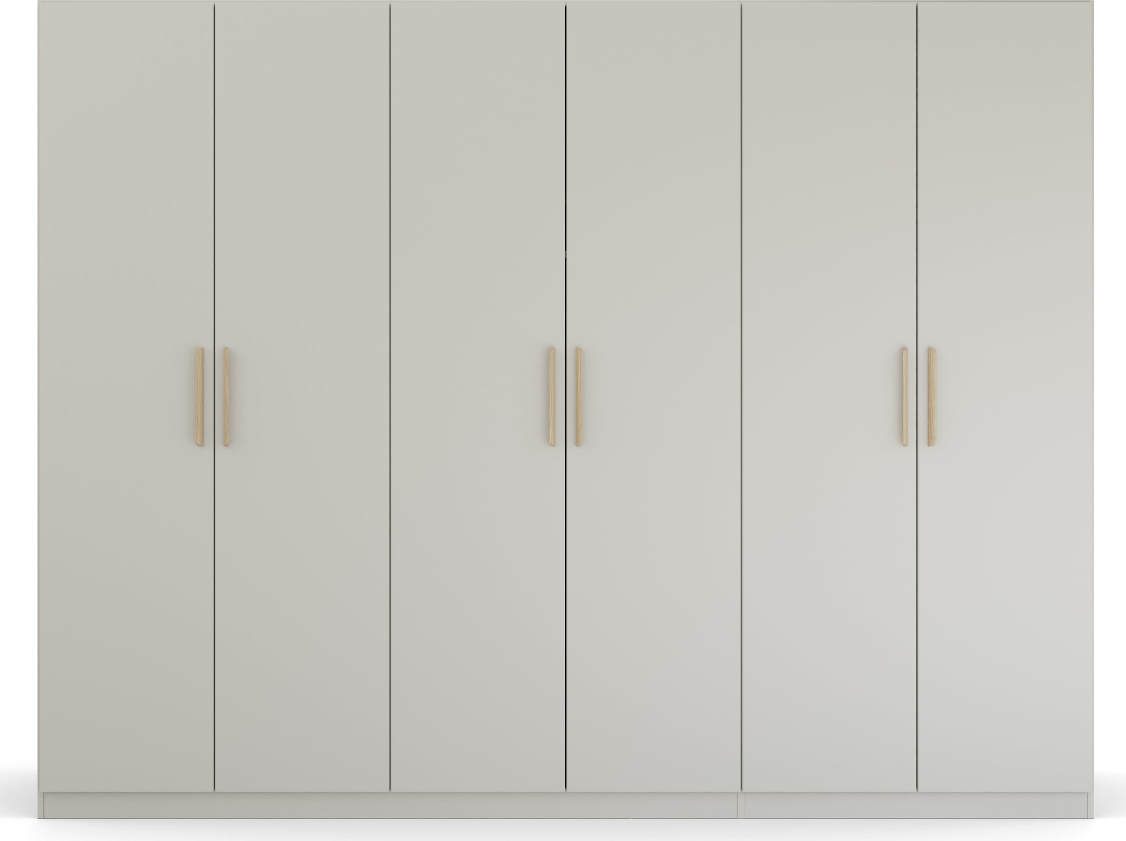 rauch Kleiderschrank »Skandi by Quadra Spin Schlafzimmerschrank«, im Landhaus-Stil mit Massivholzgriffen aus Wildeiche