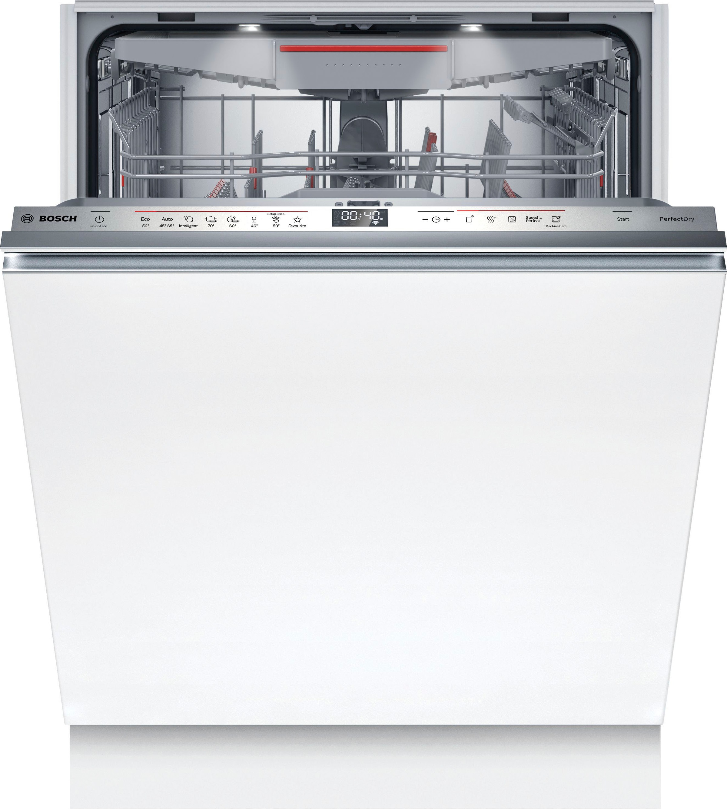 BOSCH vollintegrierbarer Geschirrspüler Serie 6 »SMV6ZCX16E«, 14 Maßgedecke