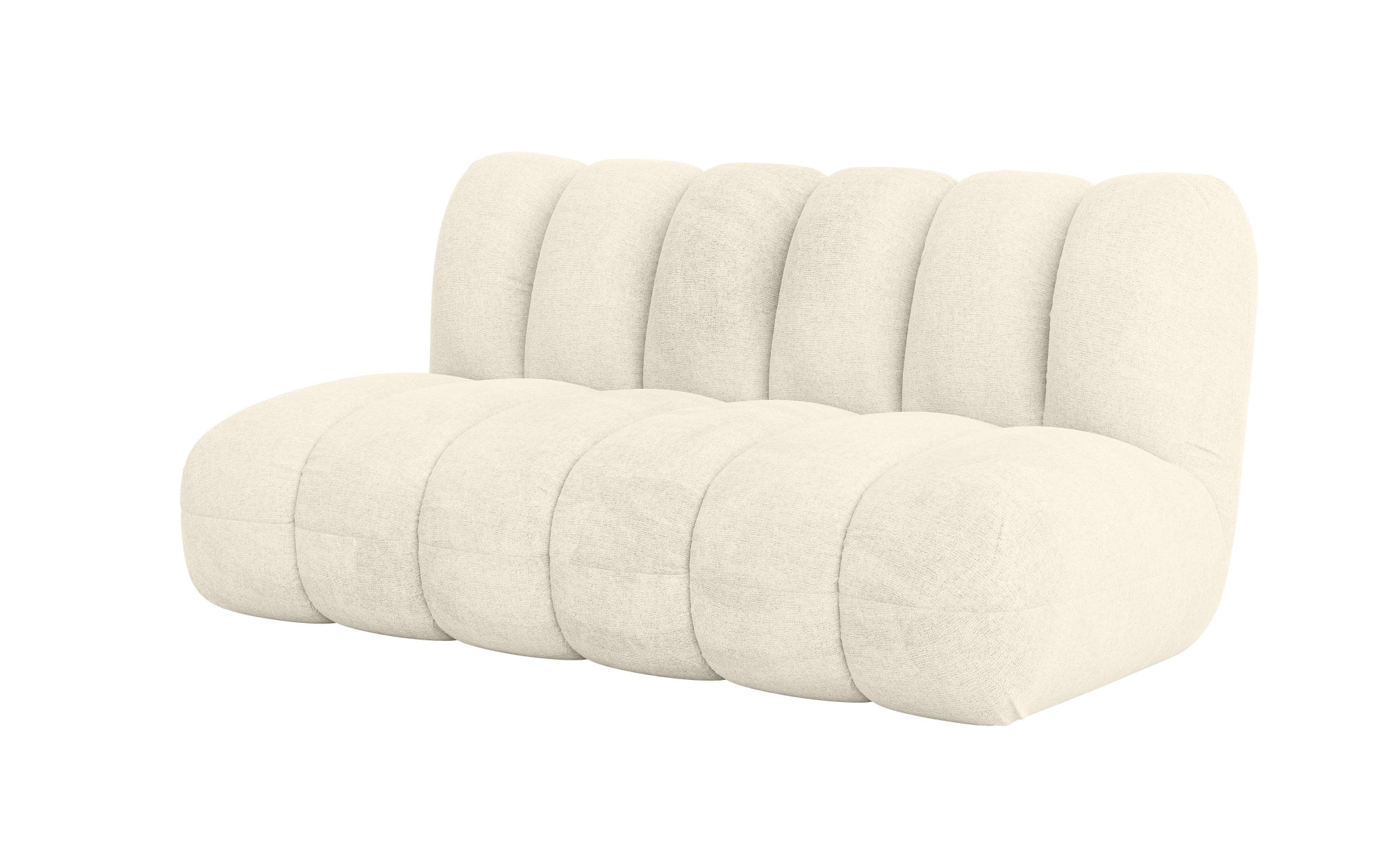 LeGer Home by Lena Gercke 2,5-Sitzer »Priya Designersofa, moderne Steppung, auch in Bouclé«, gemütlich und modern, B/T/H: 185/108/84 cm