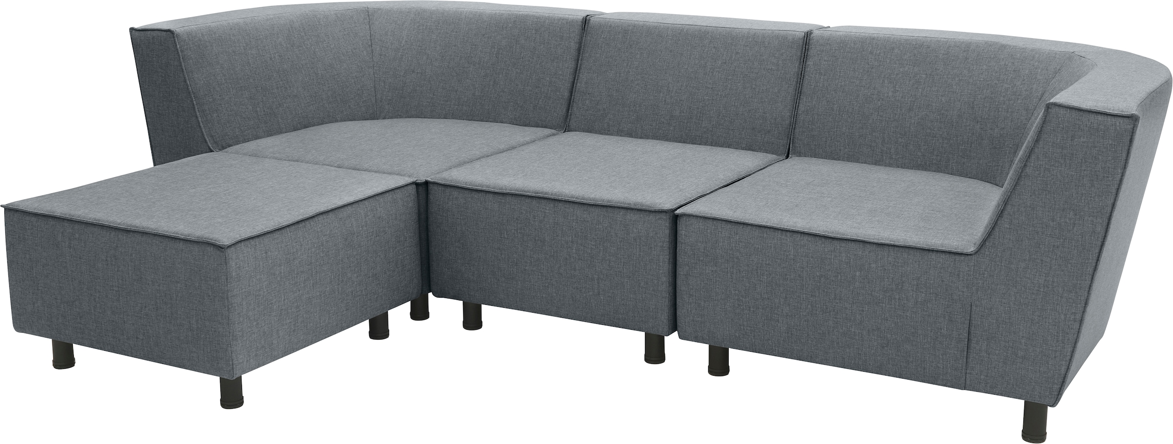DOMO collection Ecksofa »Sonna, individuell zusammenstellbar L-Form«, Gartenlounge-Set oder Einzelelemente, Outdoor