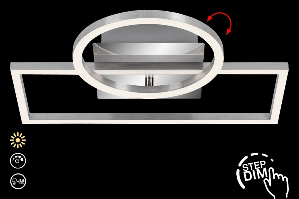 Briloner Leuchten LED Deckenleuchte »FRAME« günstig online kaufen