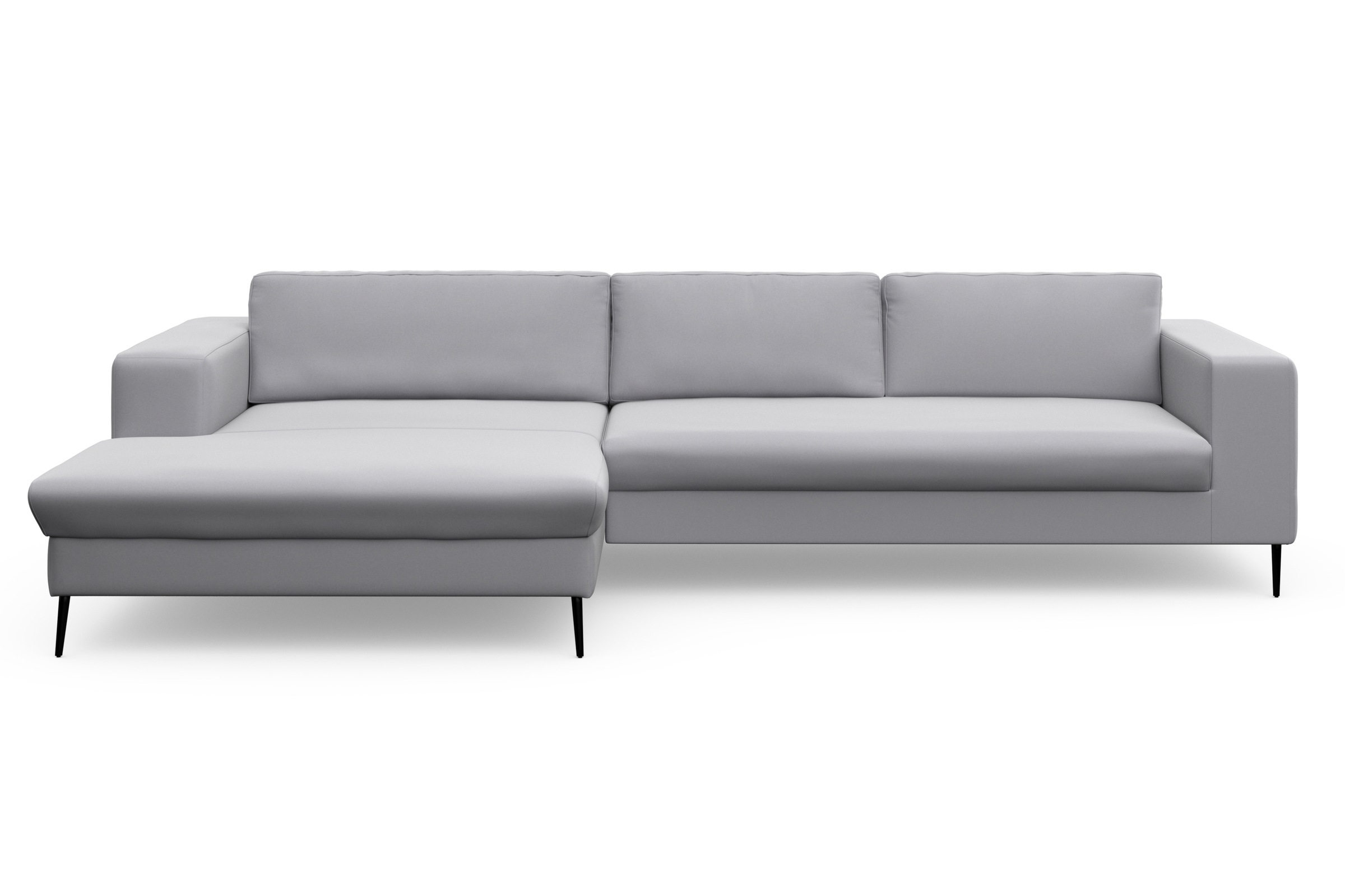 DOMO collection Ecksofa »Modica, zeitlos und elegant, L-Form«, moderne Optik mit extrabreiter Recamiere, auch in Cord