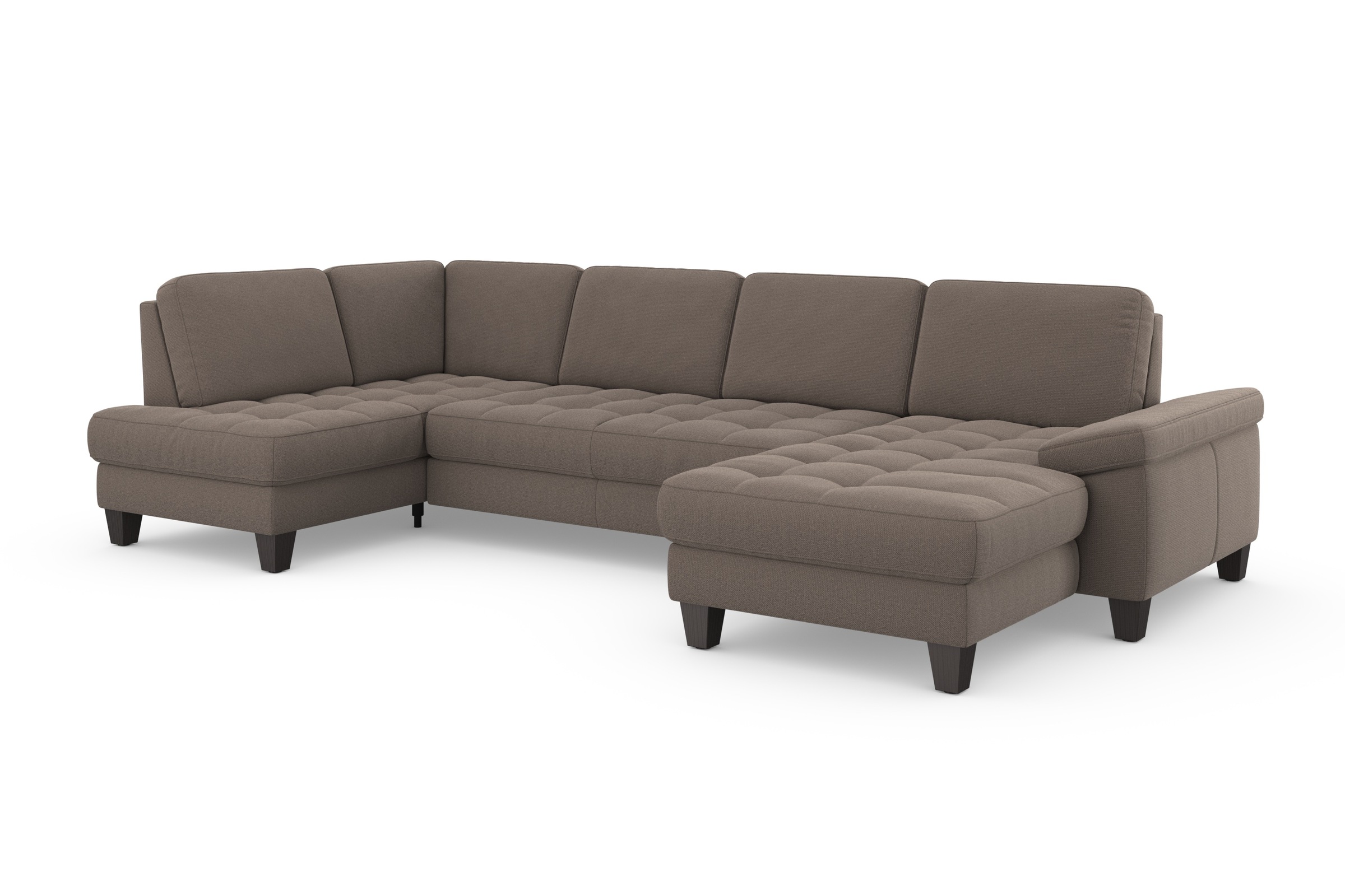 sit&more Wohnlandschaft »Westham U-Form«, wahlweise mit Bettfunktion, Bettkasten, Sitztiefenverstellung