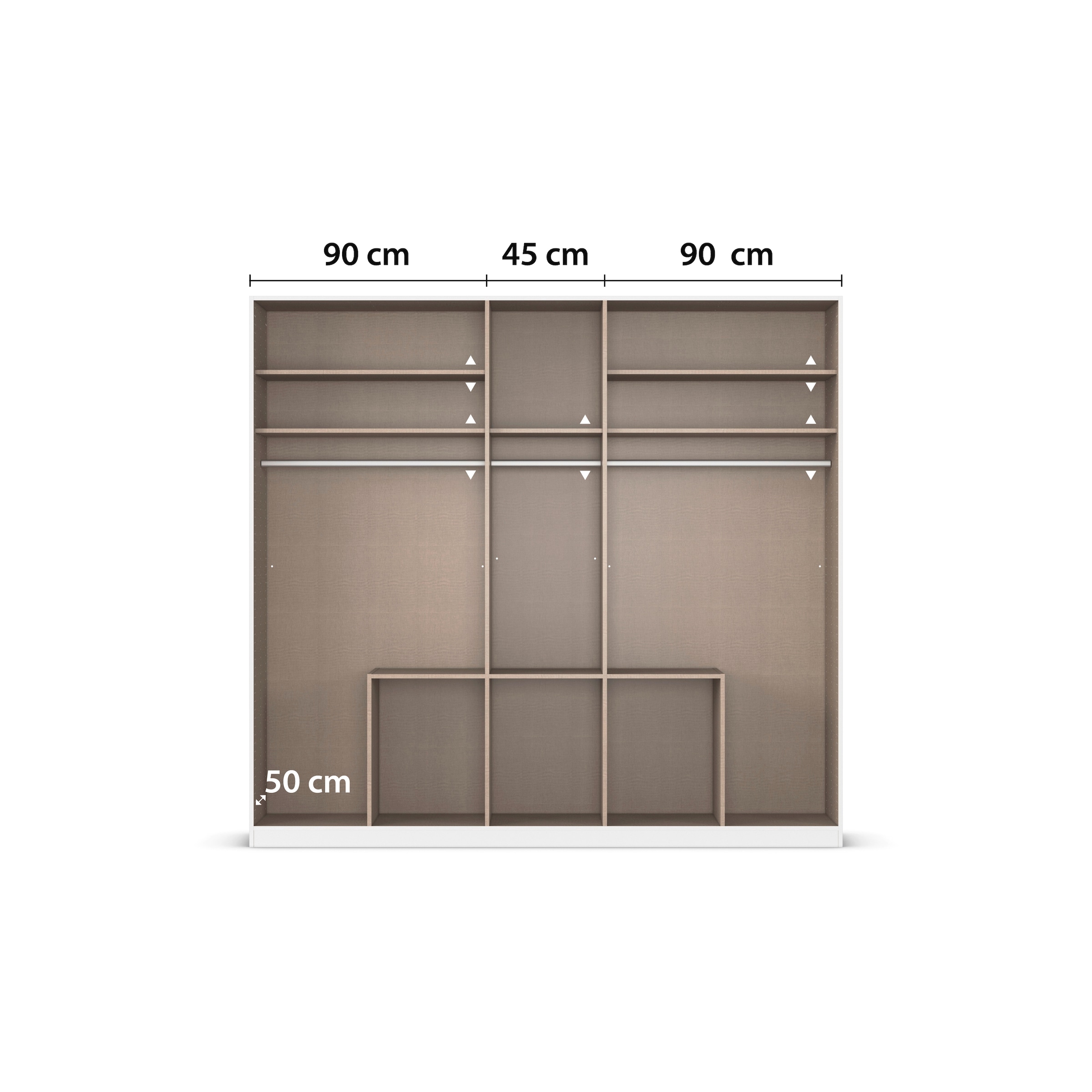 rauch Drehtürenschrank »Kleiderschrank Kleiderschränke Schrank Garderobe AGORDO mit Glasfront«, mit Außenschubkästen, in 6 Breiten und 2 Höhen MADE IN GERMANY