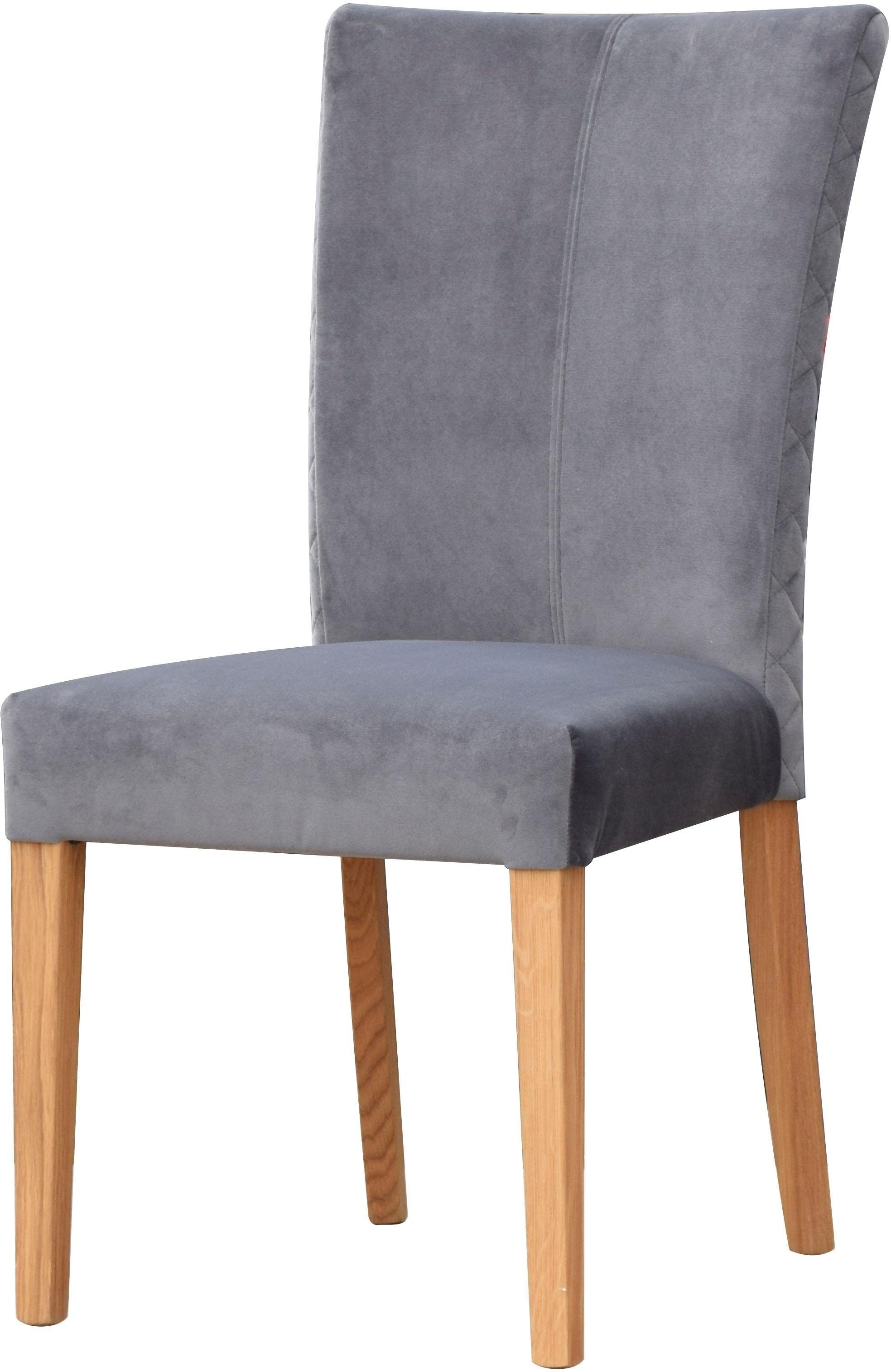 Leonique Esszimmerstuhl »Vence« (Set) 2 Stk.mit Rautensteppung in der Rücke günstig online kaufen