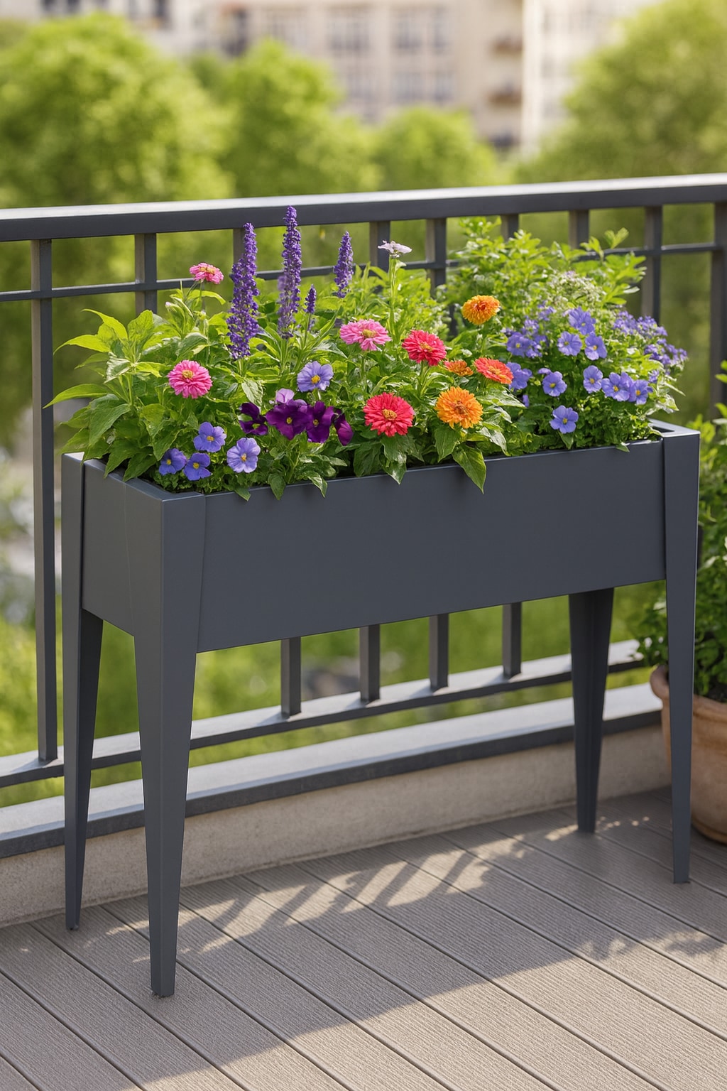 WESTMANN Hochbeet »Vendura L Anthrazit« Ideal bei kleinen Stellflächen