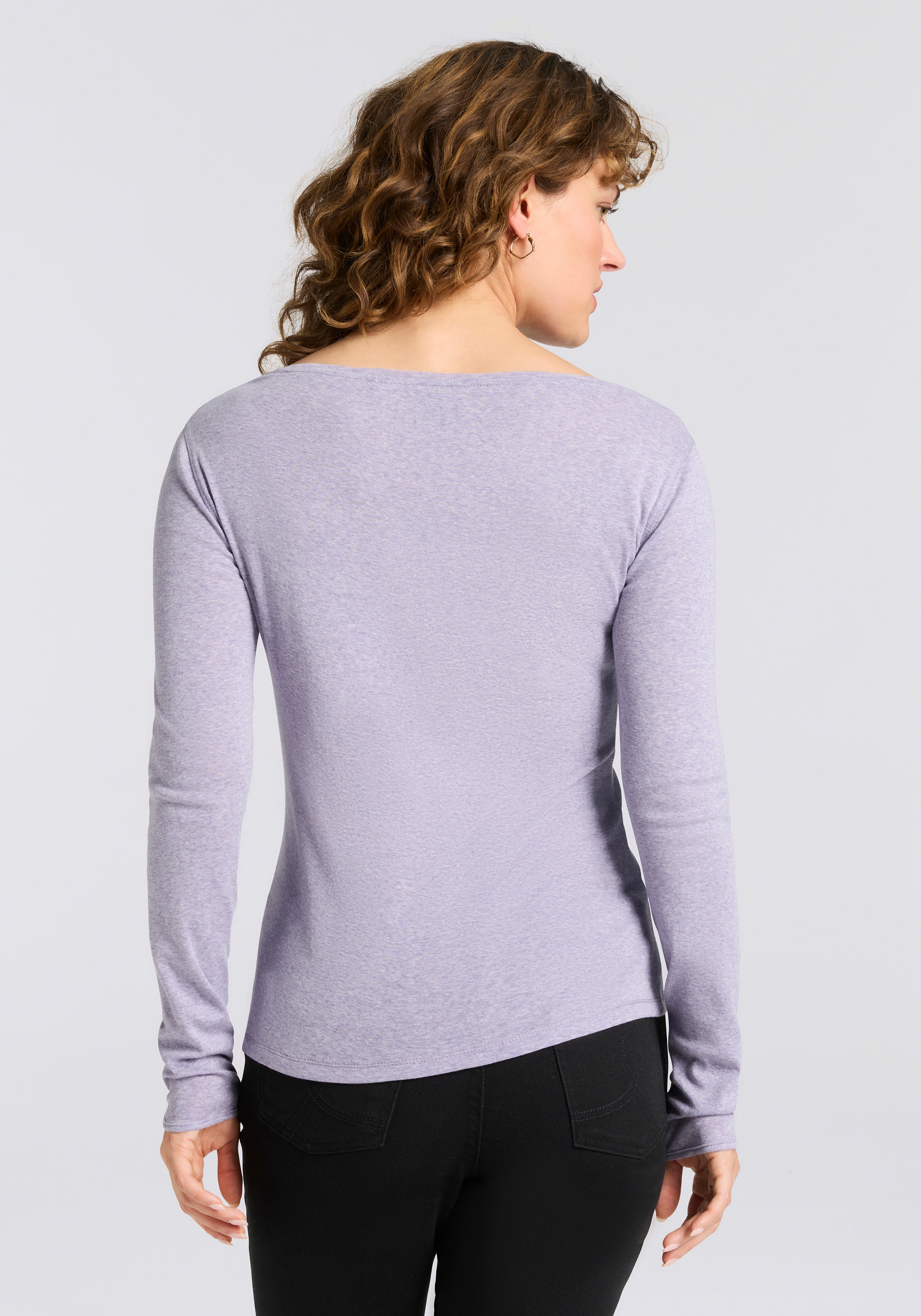 BOSS ORANGE Langarmshirt »Edeline Premium Damenmode«