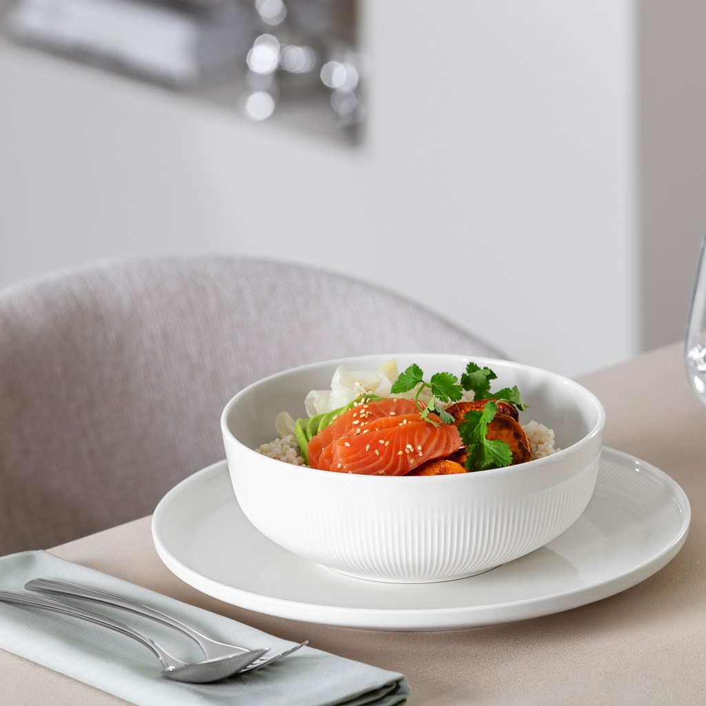 Villeroy & Boch Speiseteller »Speiseteller Afina ø 27,2 cm 6er Set weiß« günstig online kaufen