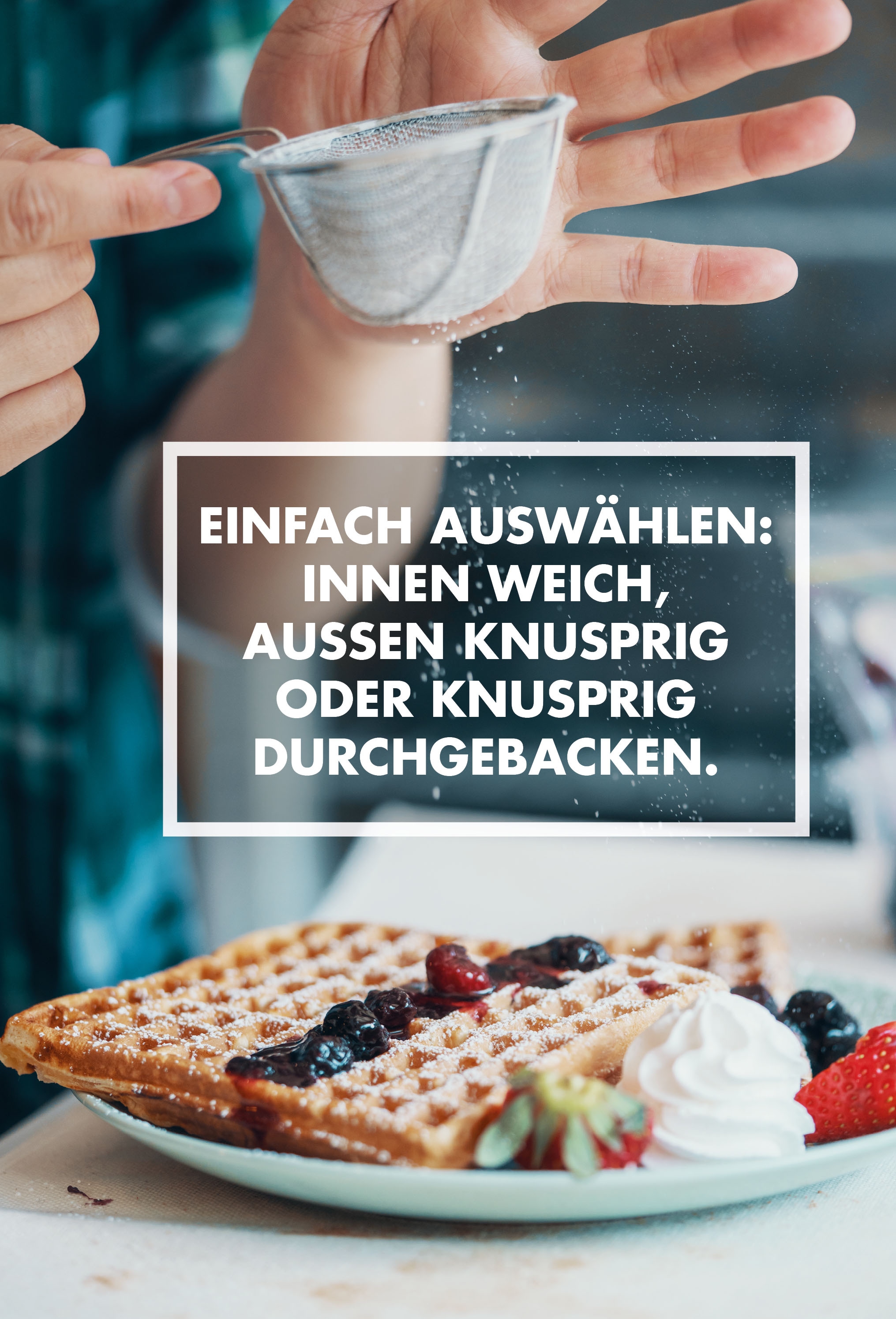 Gastroback Waffeleisen »Waffeleisen Advanced Control 42449 BLACK EDITION« 1600 W
