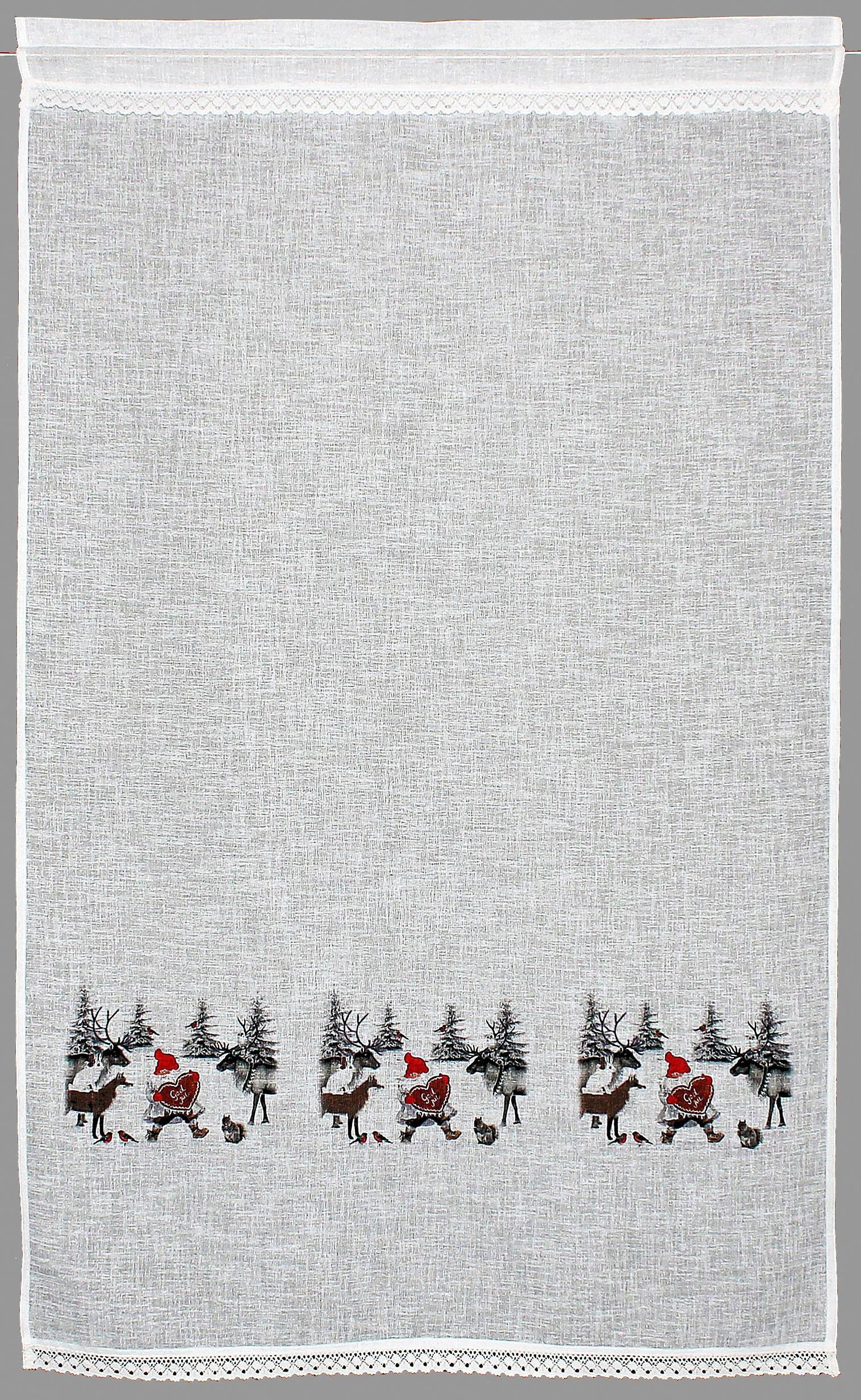 HOSSNER - ART OF HOME DECO Gardine »Herzerl«, (1 St.), Landhaus-Look günstig online kaufen