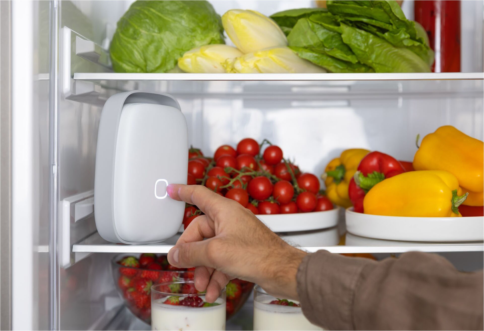 Vitesy Luftreiniger »Shelfy – Smarte Frischeverlängerung für deinen Kühlschrank«, reduzierte Bakterien, verlängert Haltbarkeit, gegen Schimmel