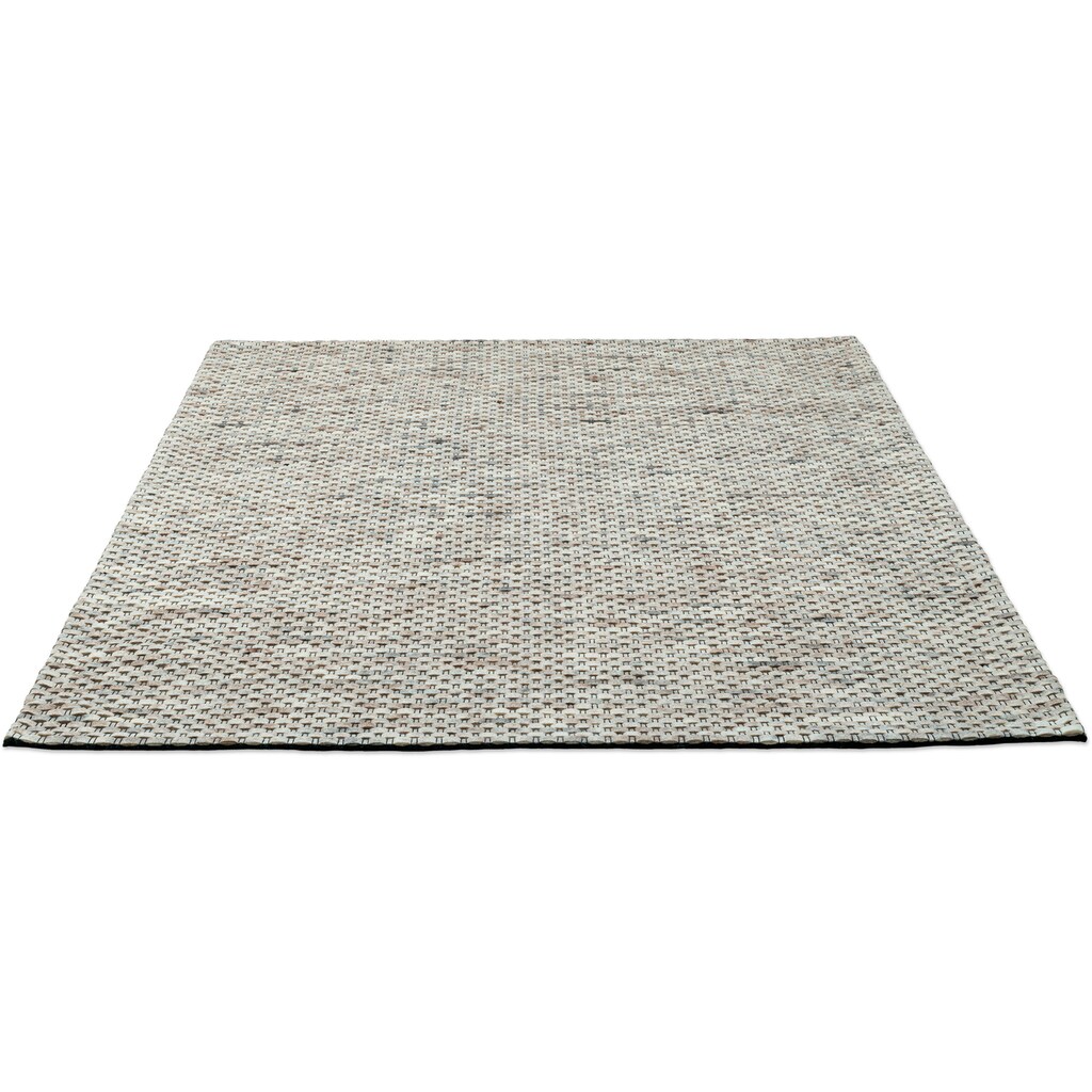 THEKO Wollteppich »Tauern«, rechteckig, 10 mm Höhe, Handweb Teppich, reine Wolle, handgewebt, ideal im Wohnzimmer & Schlafzimmer