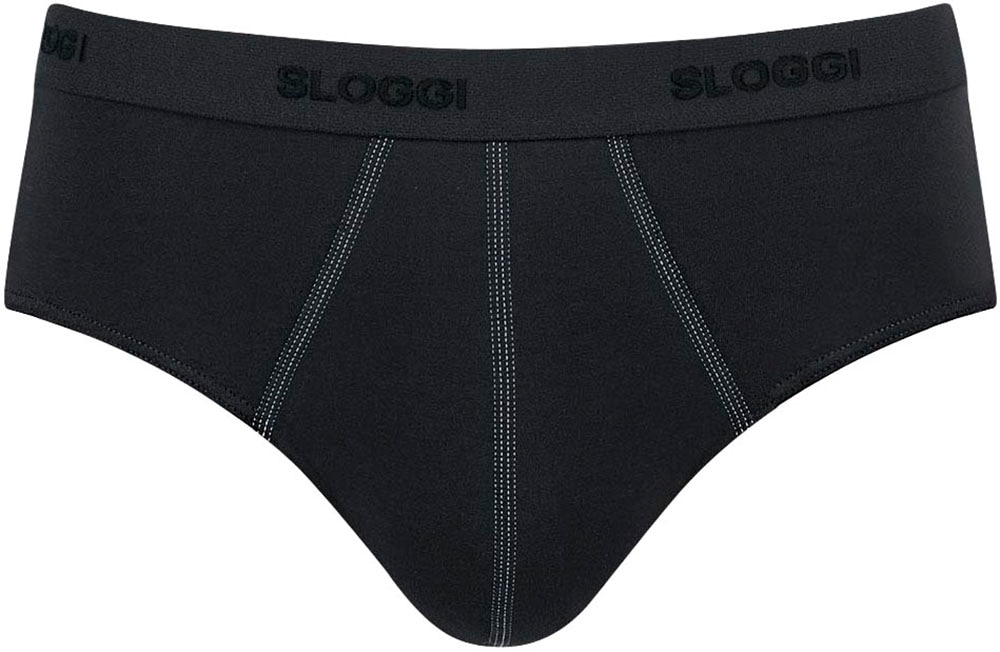 sloggi Midislip »Men 24/7« 2er Pack,  weich, atmungsaktiv, ohne Eingriff, Softbund, Baumwollmix