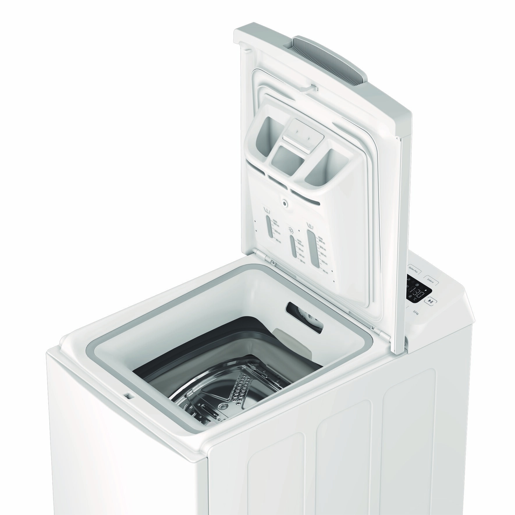 Privileg Waschmaschine Toplader »PWT 55C MY TIME« 5,5 kg 1200 U/min Quick cycles – 5 Programme in unter 1 Stunde