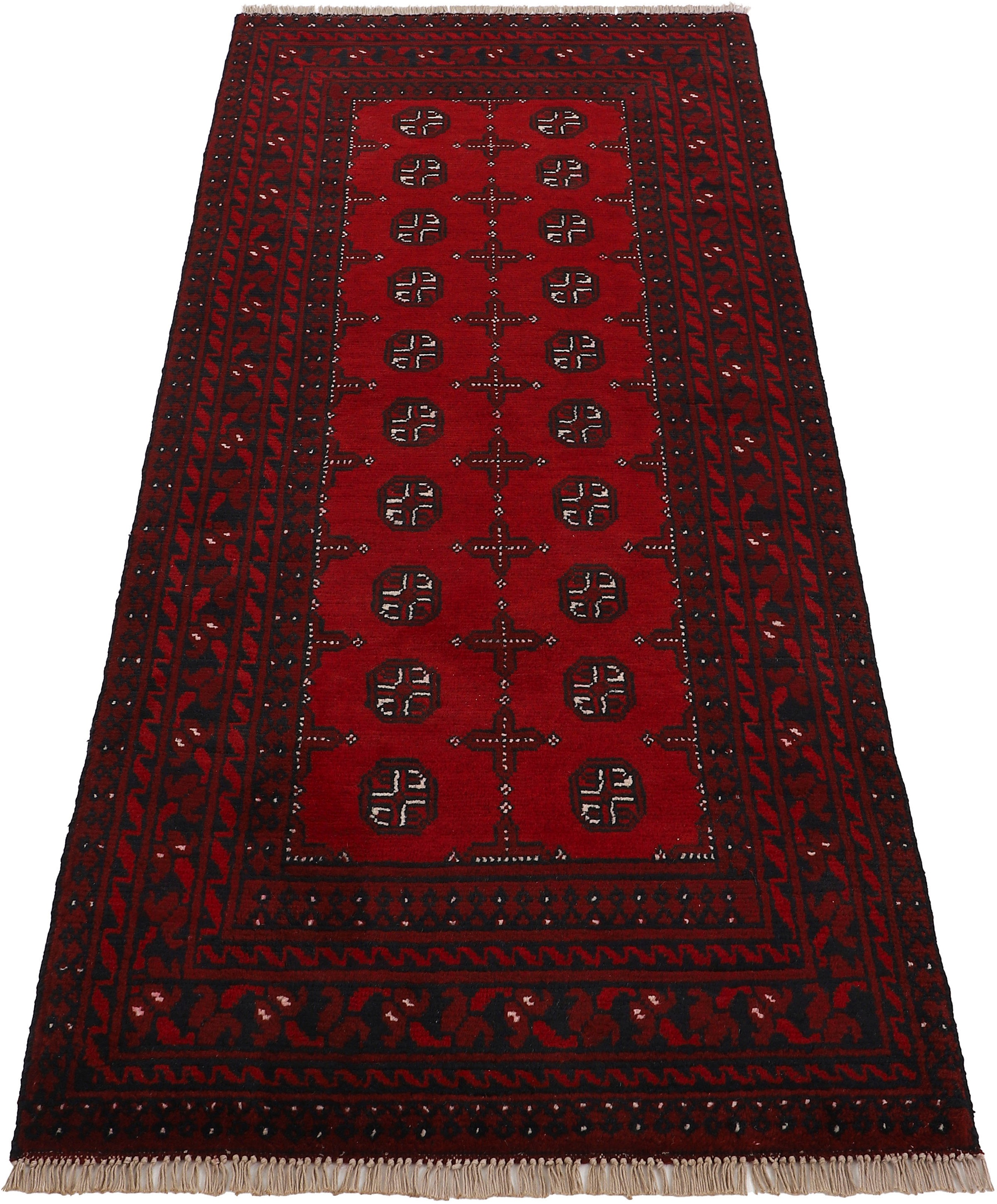 Woven Arts Orientteppich »Afghan Akhche Bokhara«, rechteckig, 8 mm Höhe, re günstig online kaufen
