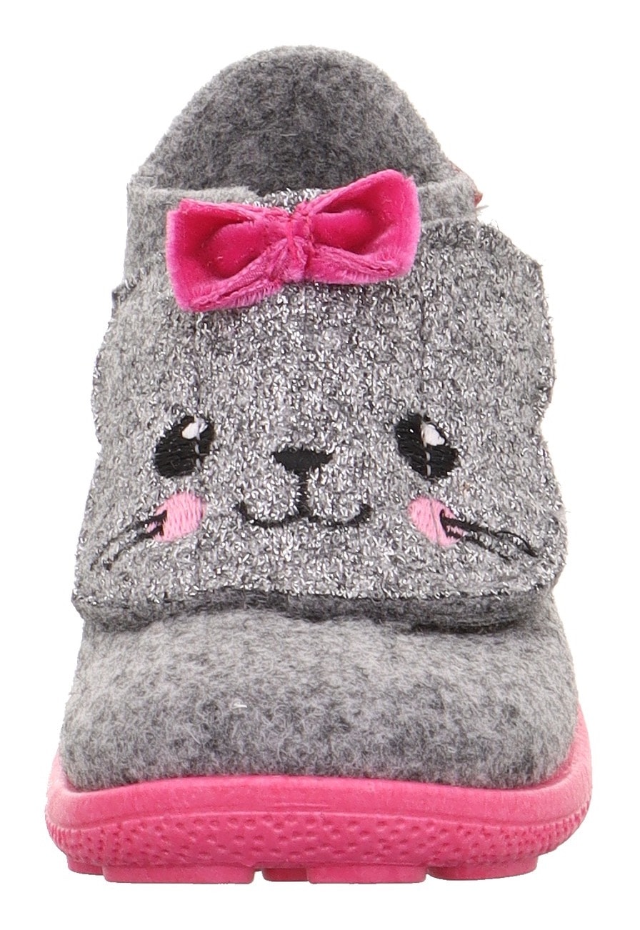 Superfit Hausschuh »HAPPY OCTI WMS: Mittel«, Babyschuh mit Klettverschluss, Größenschablone zum Download