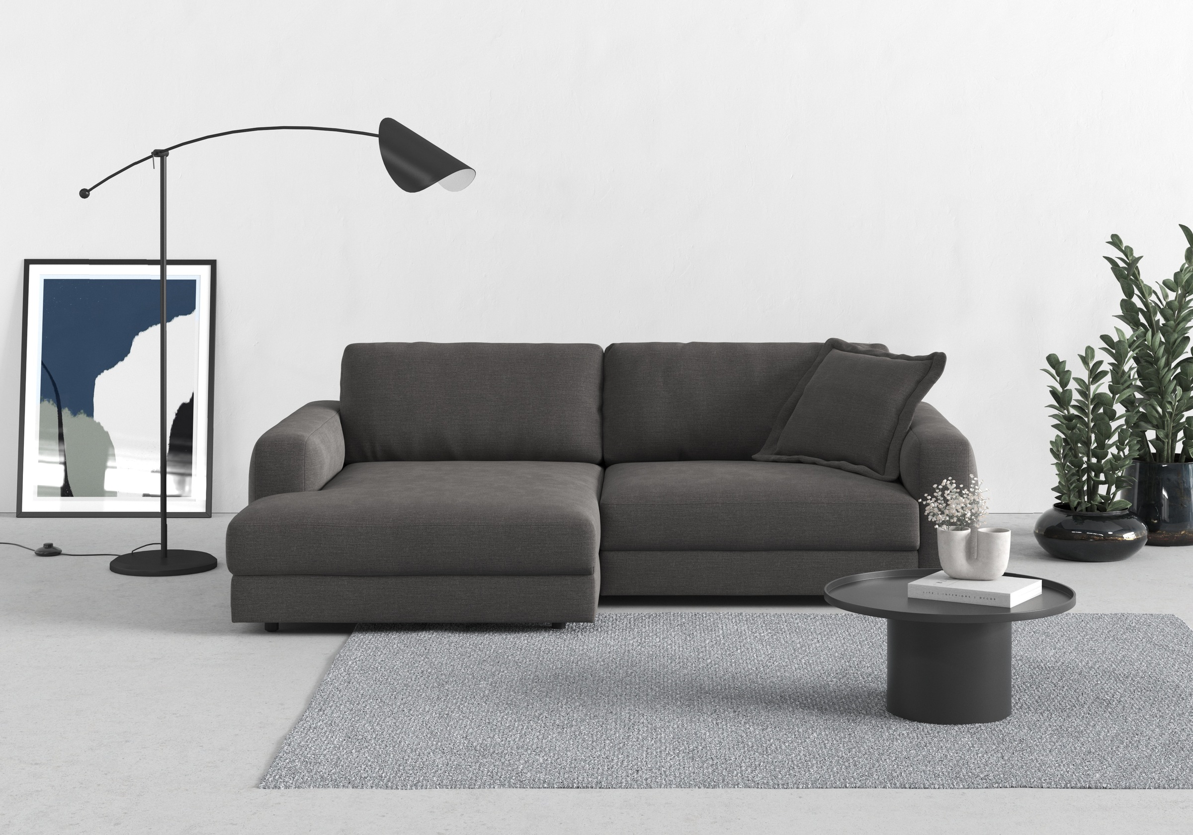 TRENDMANUFAKTUR Ecksofa »Bourbon, Designsofa mit tollem Sitzkomfort, L-Form günstig online kaufen