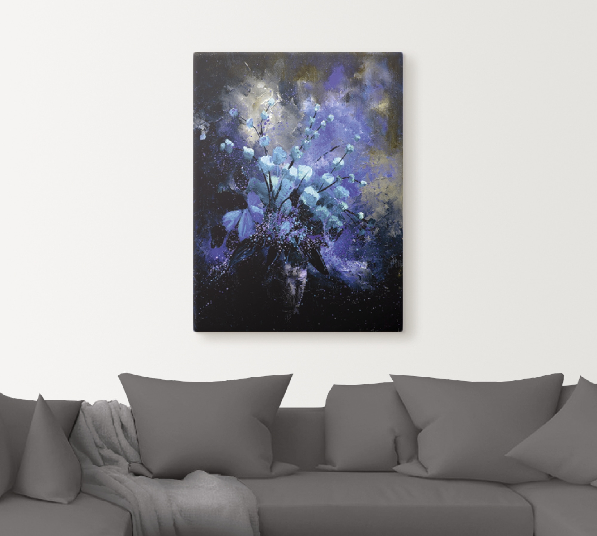 Artland Leinwandbild »Stillleben Blumen II«, Arrangements, (1 St.), auf Keilrahmen gespannt