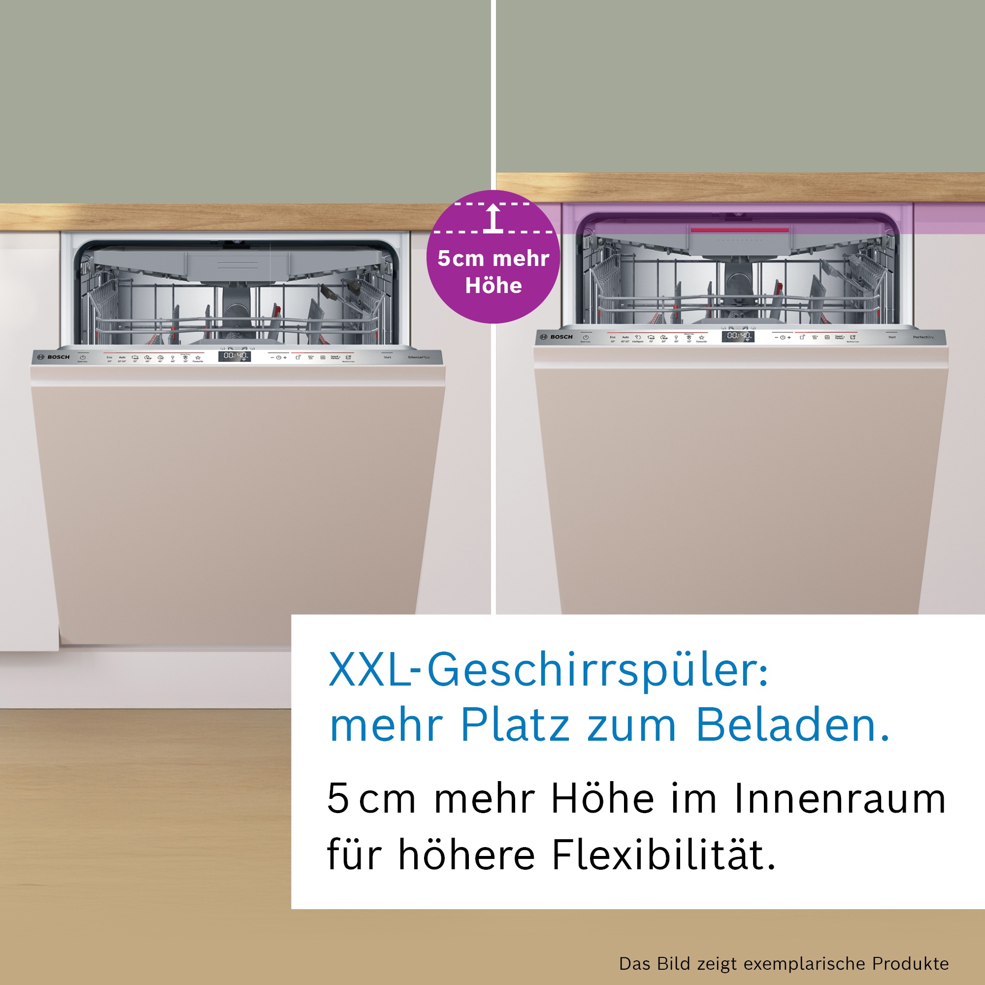 BOSCH vollintegrierbarer Geschirrspüler XXL, Serie 8 "SBD8TCX04E" 14 Maßged günstig online kaufen