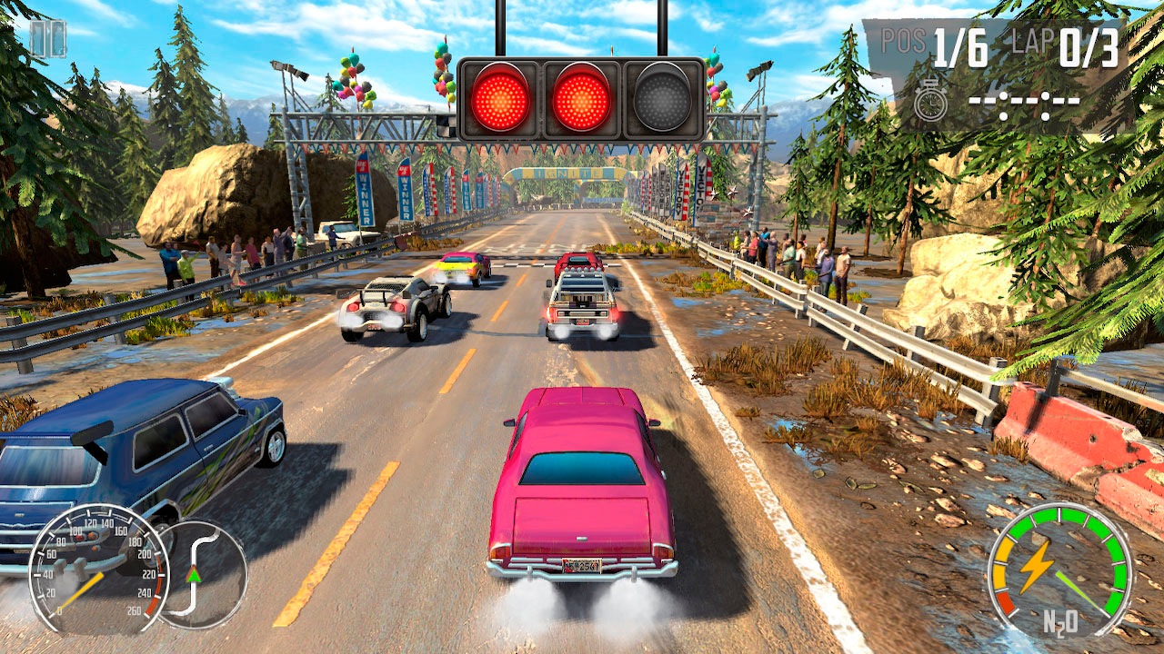 NBG Spielesoftware »Maxx Tech Turbo Boost Racing« Nintendo Switch 2