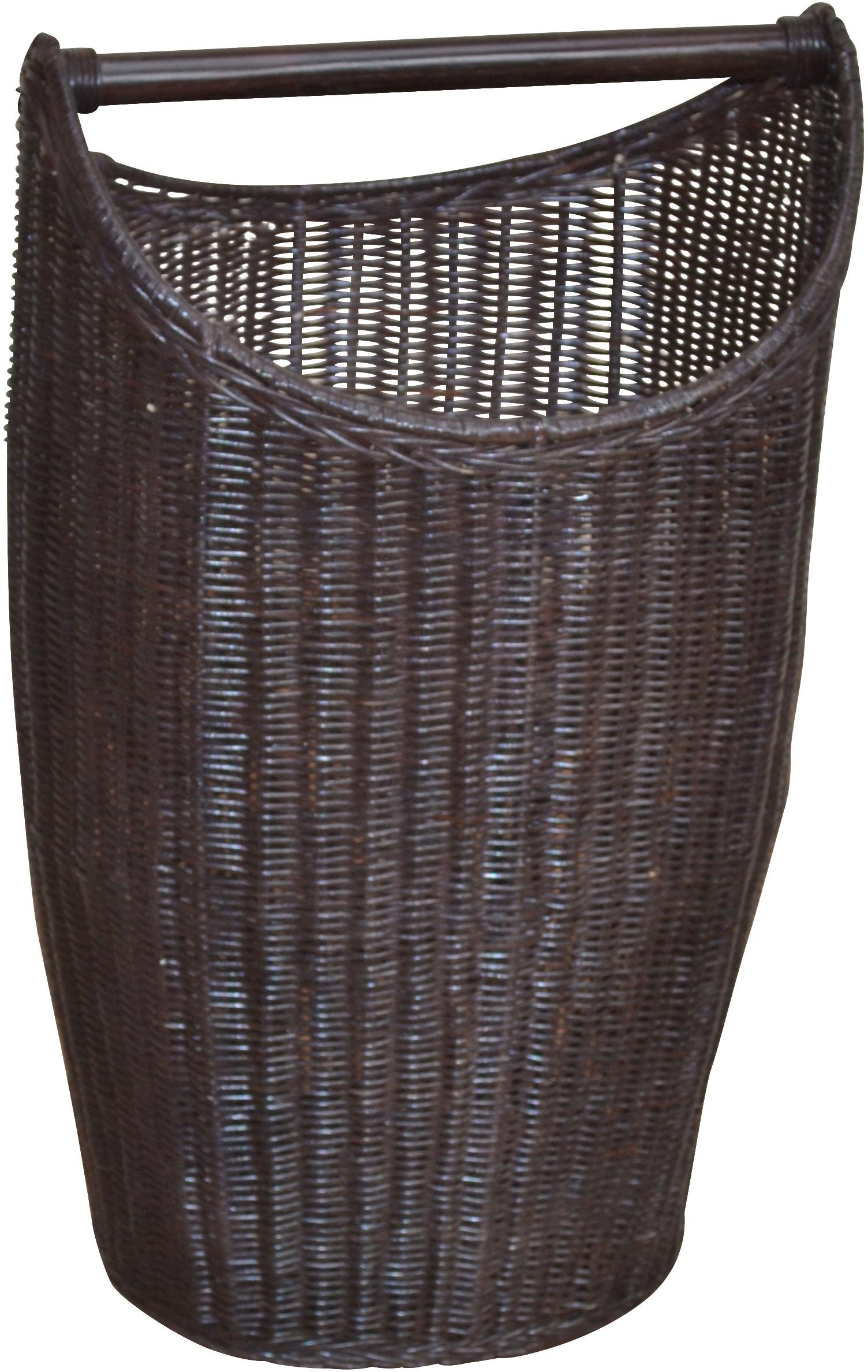 my home Wäschekorb, Rattangeflecht, Landhaus-Stil, mit Griff, Höhe 67 cm günstig online kaufen