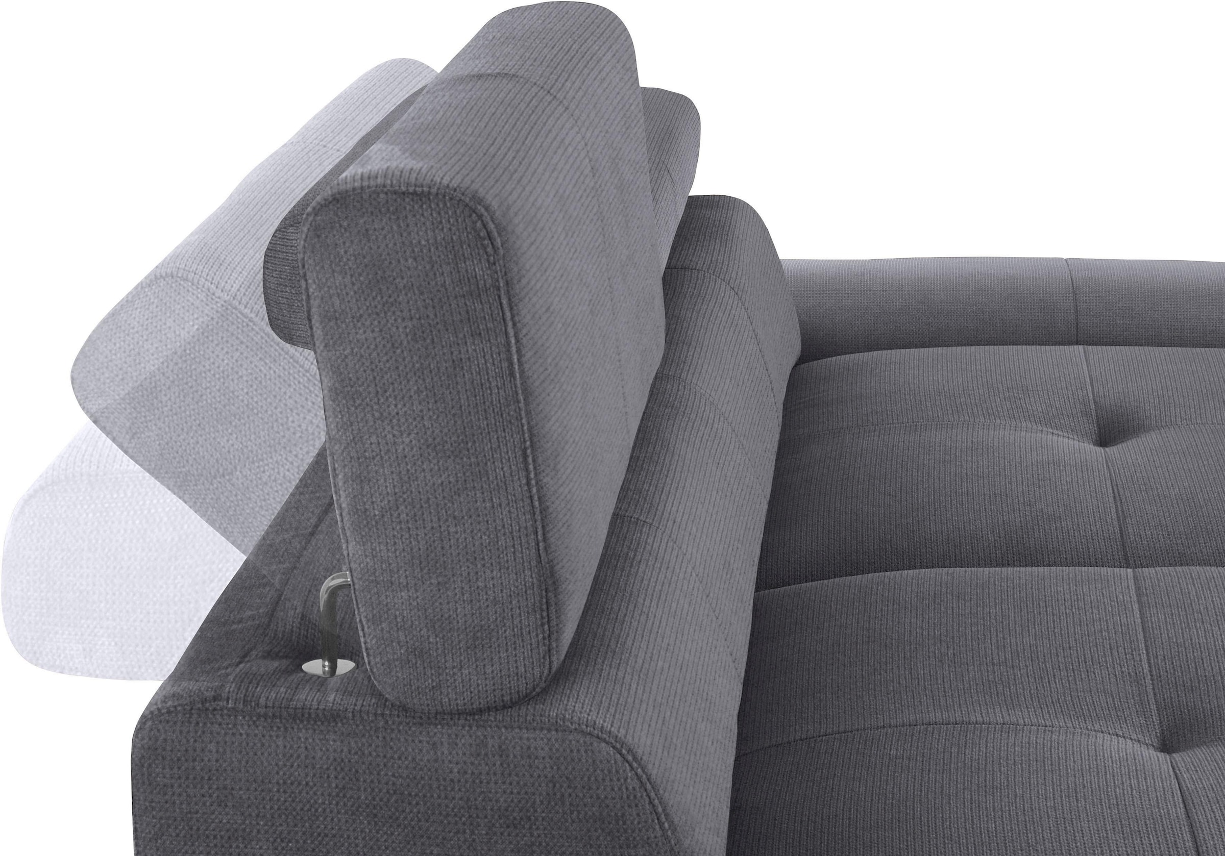 COTTA 2-Sitzer »Enterprise«, Big-Sofa, mit Armteilverstellung & Kopfteilverstellung